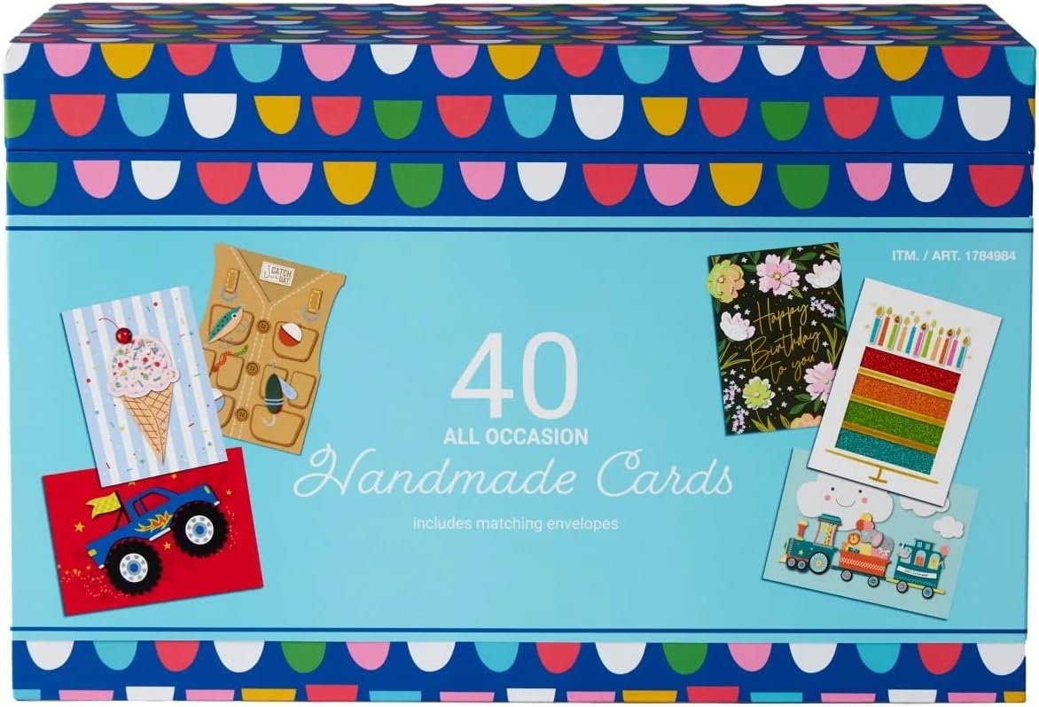 Hand Crafted All Occasion Greeting Card Collection, 35-count