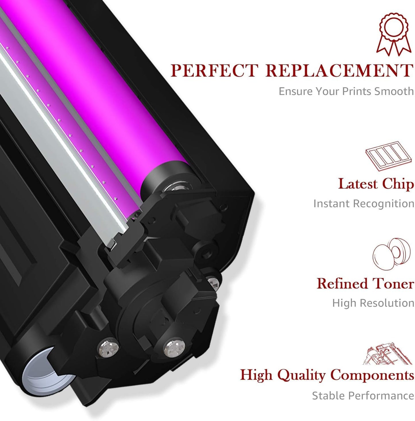 Toner Kingdom Compatible Toner Cartridge Replacement for Canon 054 CRG-054 for Canon Color ImageClass MF644Cdw MF642Cdw MF640C LBP622Cdw - 4Pack(1B 1C 1M 1Y)