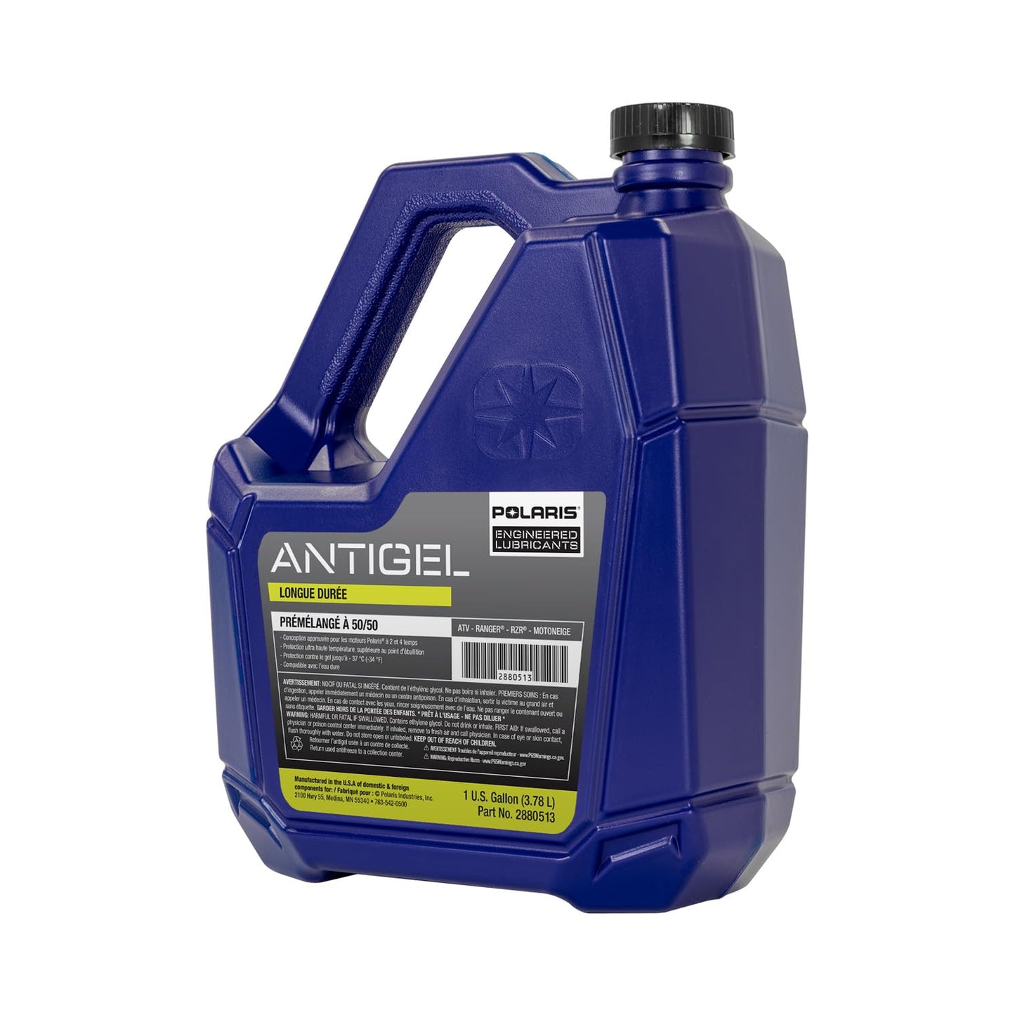 Polaris 50/50 Premix Extended Life Antifreeze, Snowmobiles and ORV Aluminum Cooling Systems