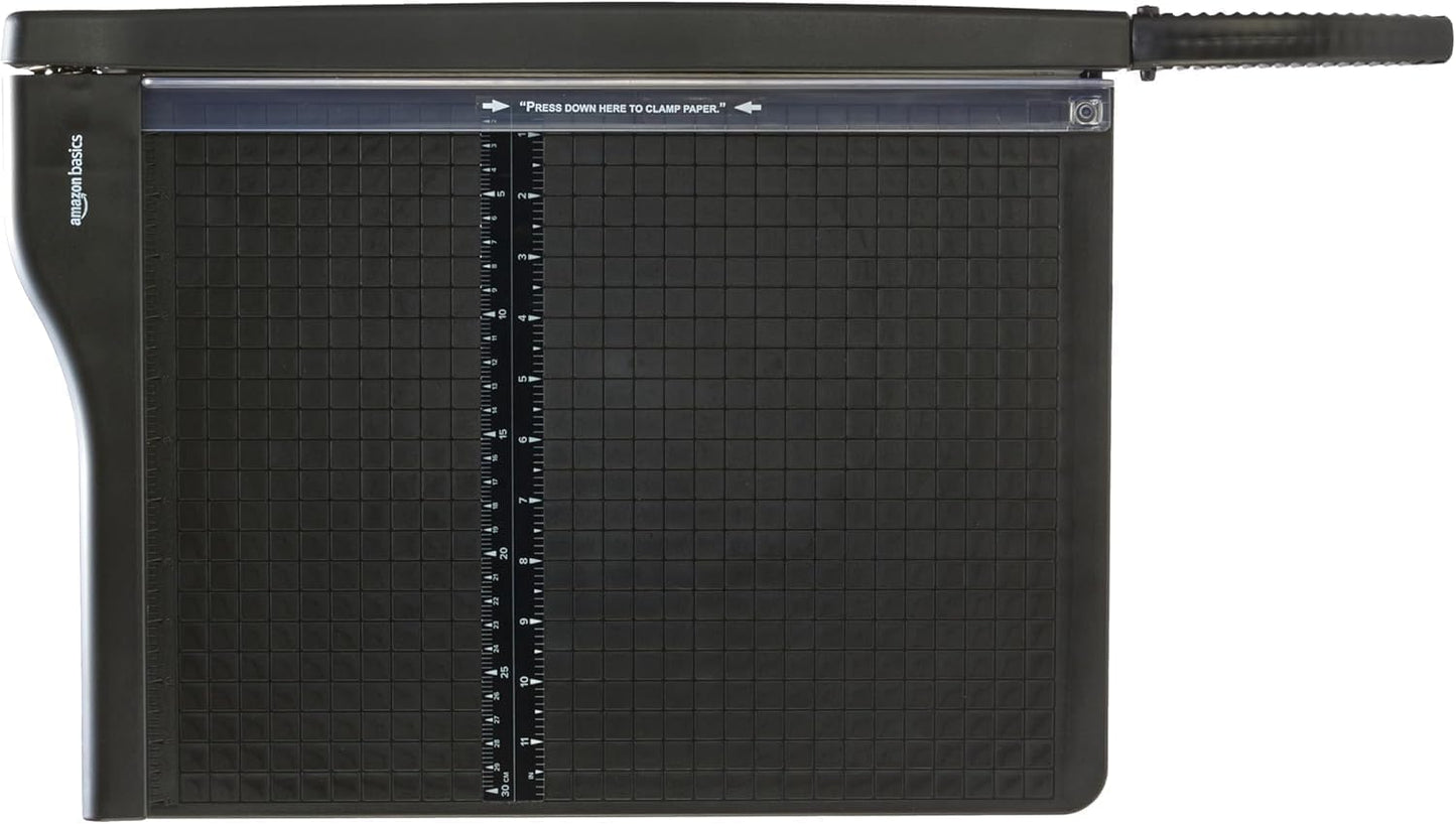 Amazon Basics Paper Trimmer - 15" Blade, 10 Sheet Capacity