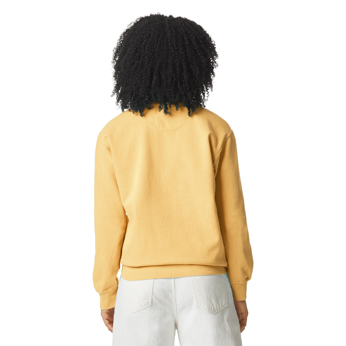 Comfort Colors Adult Crewneck Sweatshirt, Style G1566, Butter, Large