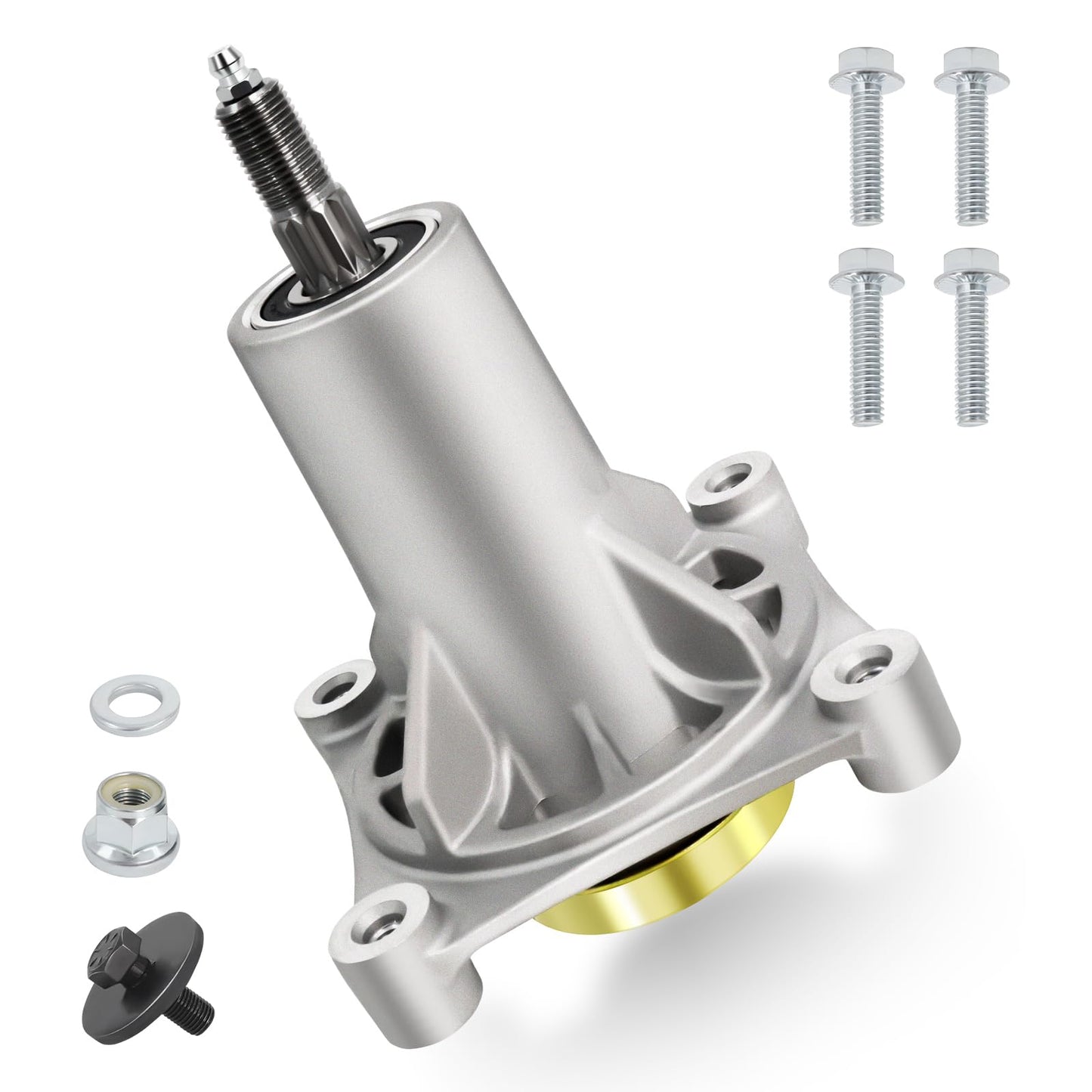Upgrade 532187292, 187292,192870,567253301 Lawn Mower Deck Spindle Assembly for H-usqvarna, Crafts-Man, P-oulan 192870 532192870 532187281, 587819701, 587125401 Fits 42", 46", 48", 54" Decks by Podoy