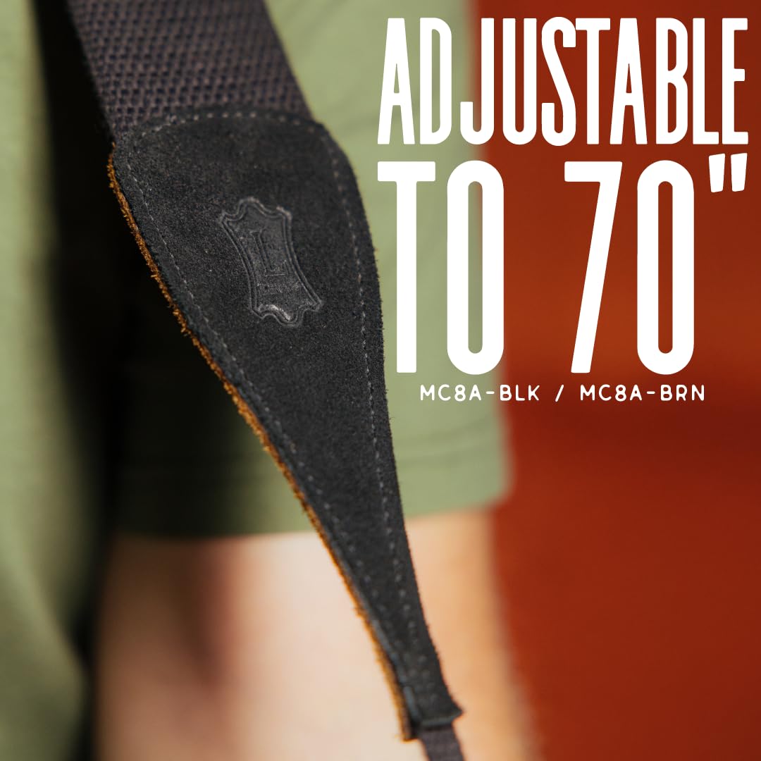 Levy's Leathers MC8A-BRN Cotton Guitar Strap
