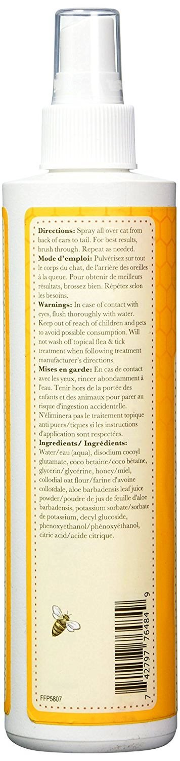 Burt's Bees for Cats Dander Reducing Spray and Wipes Bundle