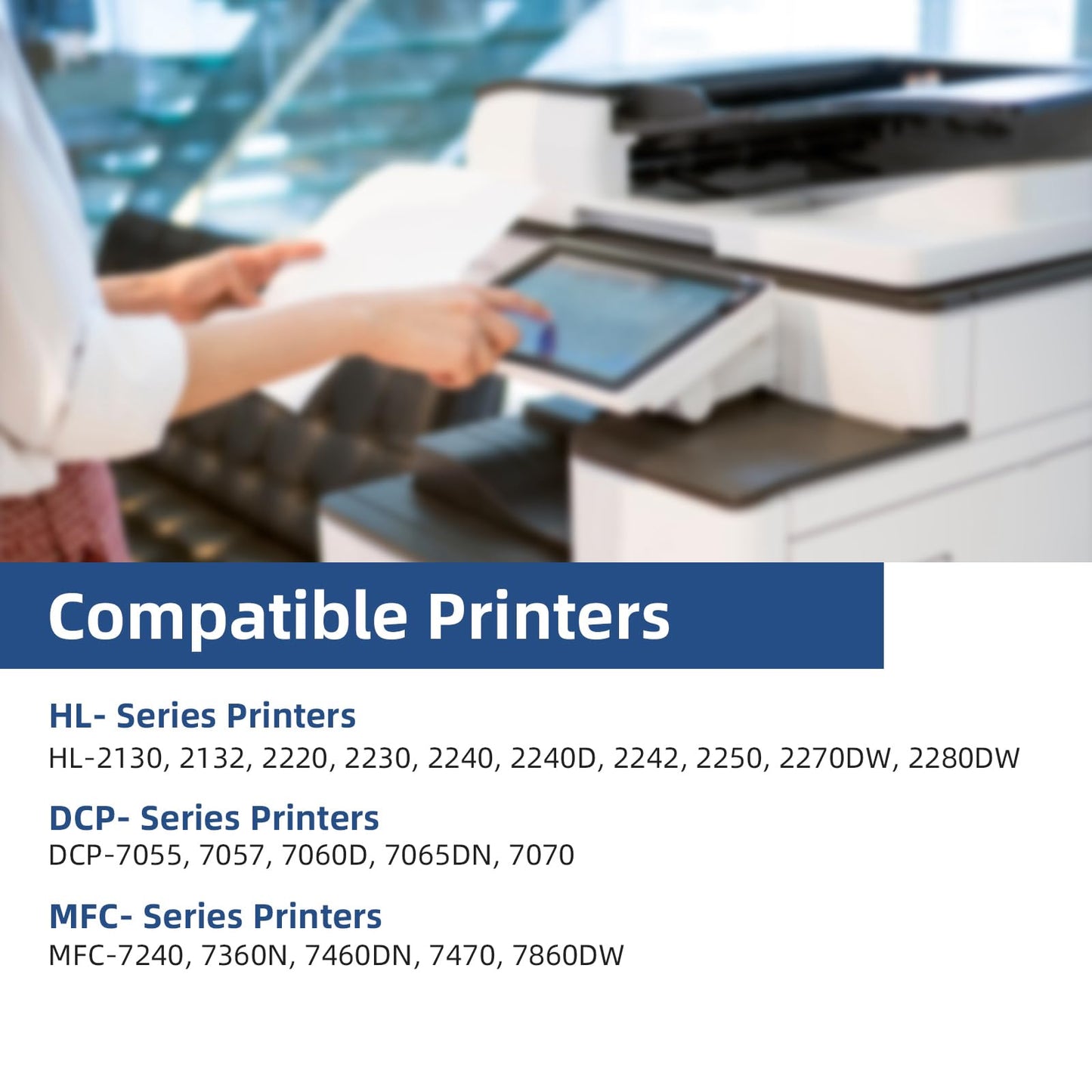 DR420 Drum Unit Compatible Replacement for DR420 DR 420 DR-420 Work with HL-2270DW HL-2240DW MFC-7860DW DCP-7065DN MFC-7360N MFC-7460DN Printer (1 Pack)
