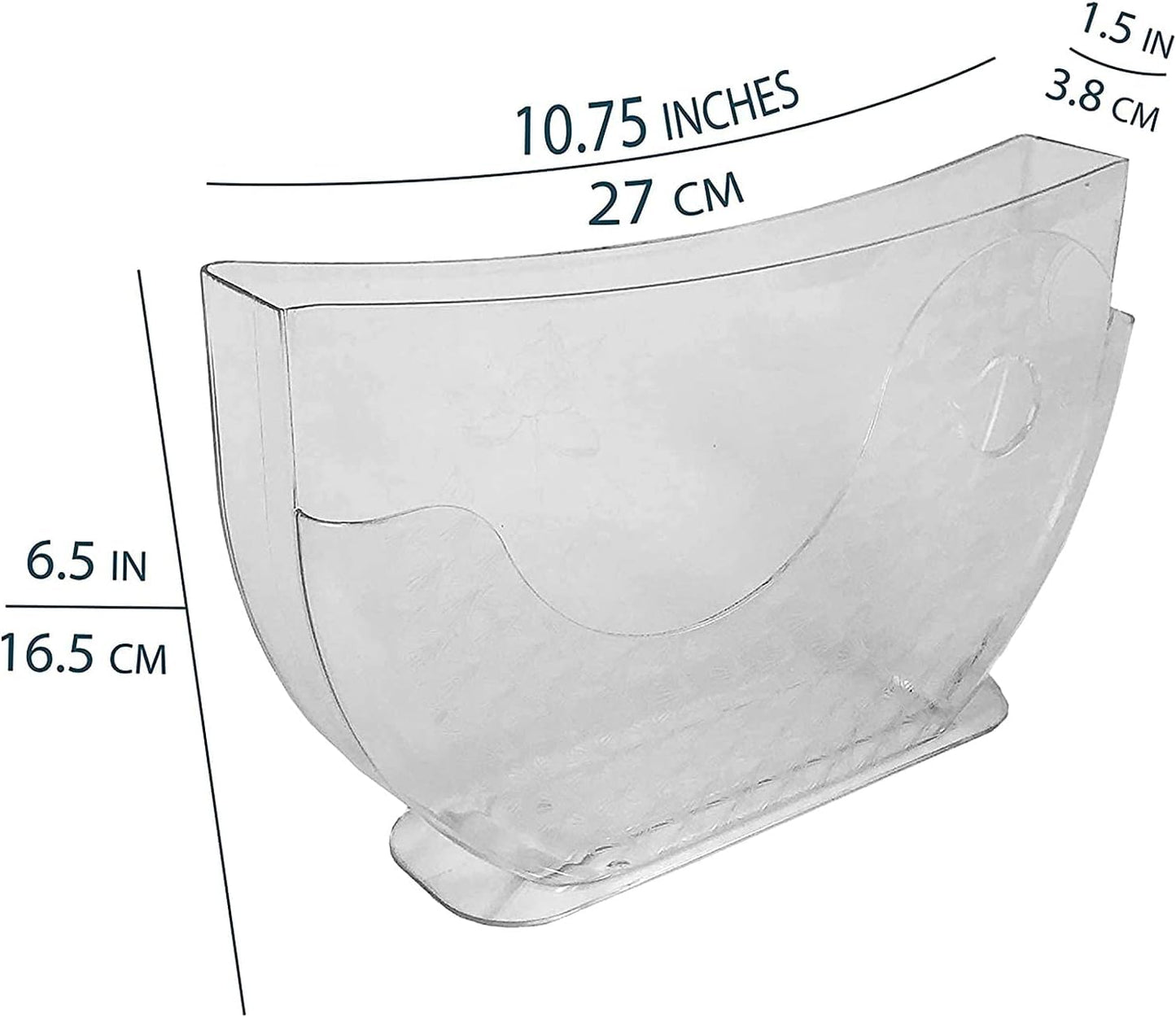 Aihmilcl Rice Paper Water Bowl Holder for Summer Rolls 10.62" (Rice Paper Not Included) - One Pack