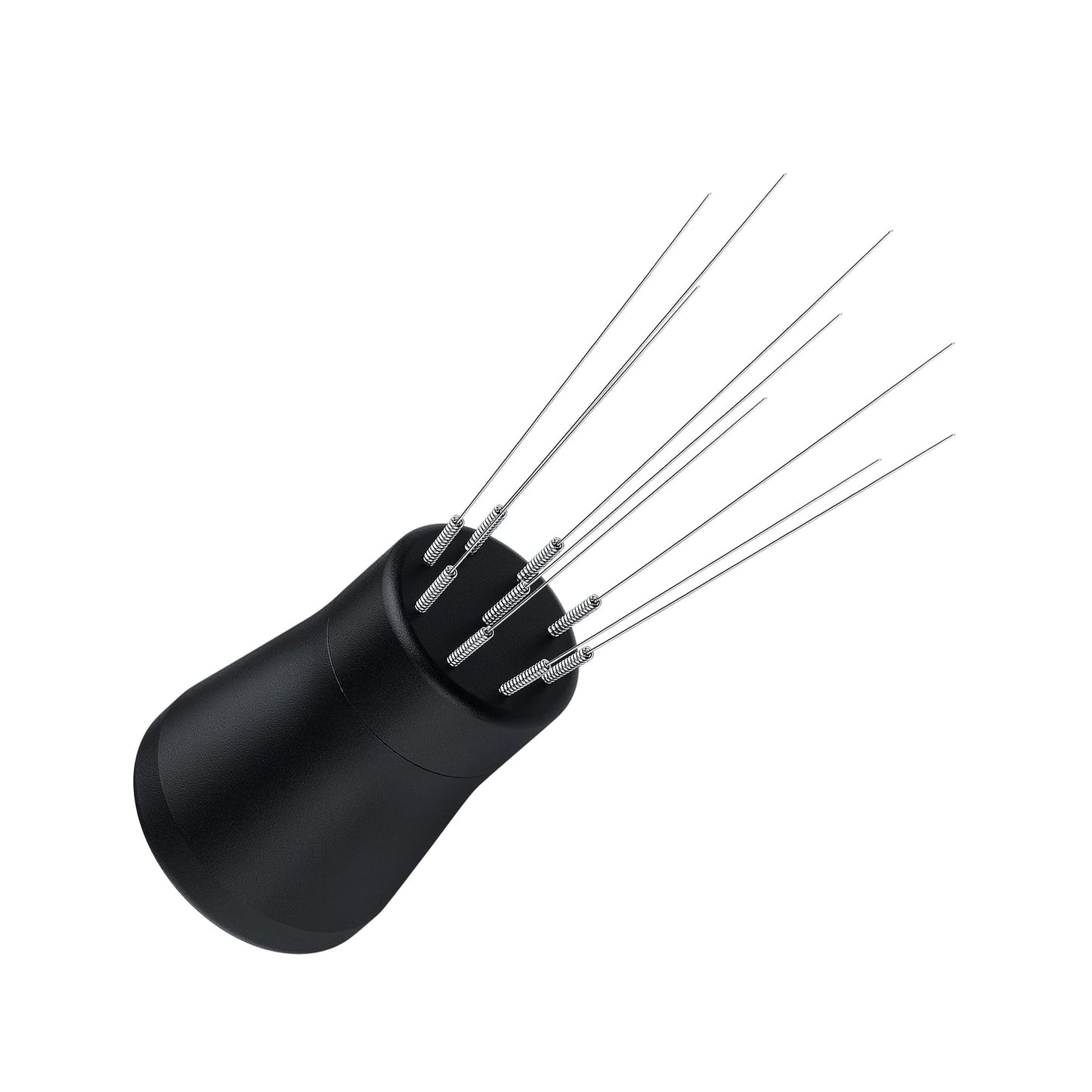 Normcore WDT Distribution Tool V2.1 with Stand - 0.23mm 8 Prong Espresso Distribution Tool - Magnetic Coffee Stirrer with 16 Extra Needles