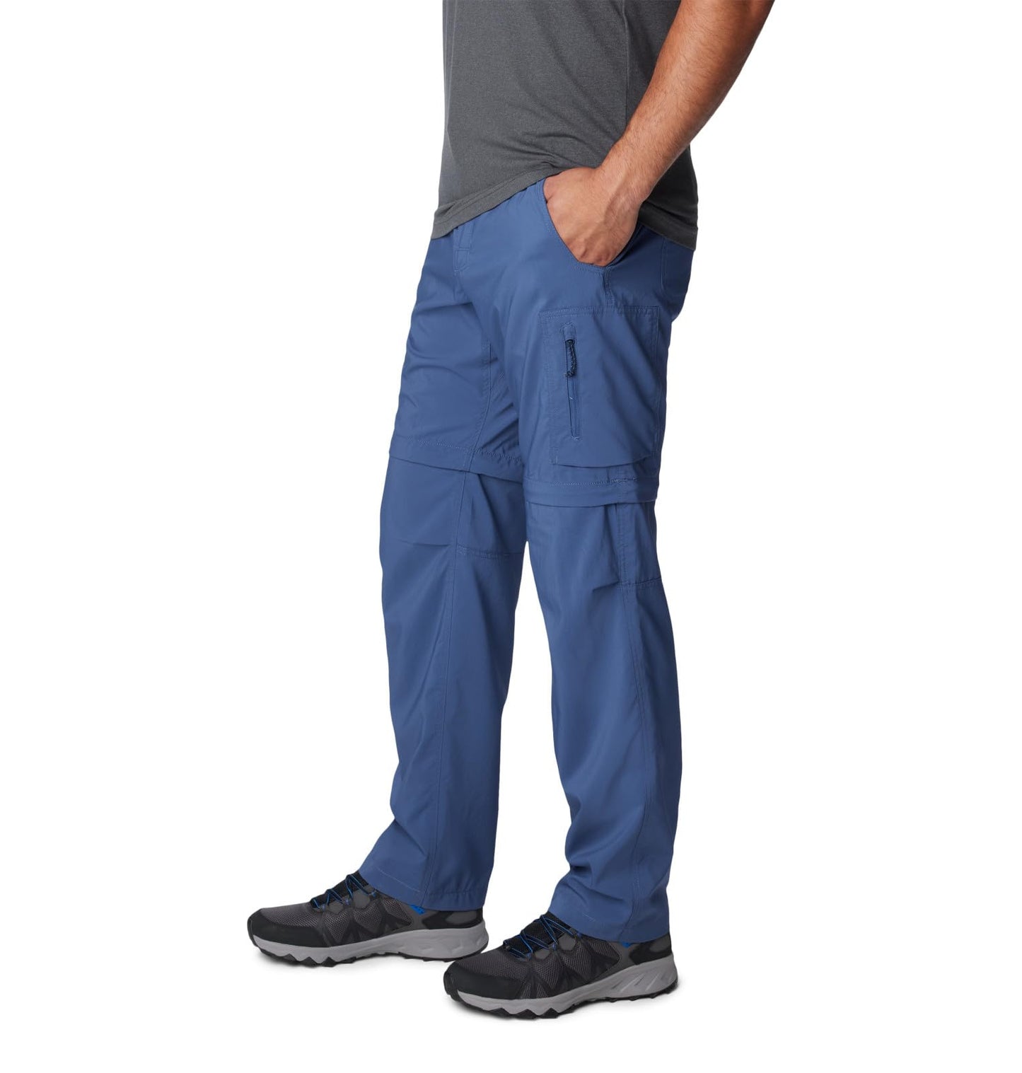 Columbia Men's Silver Ridge Utility Convertible Pant, Dark Mountain, 40 x 30