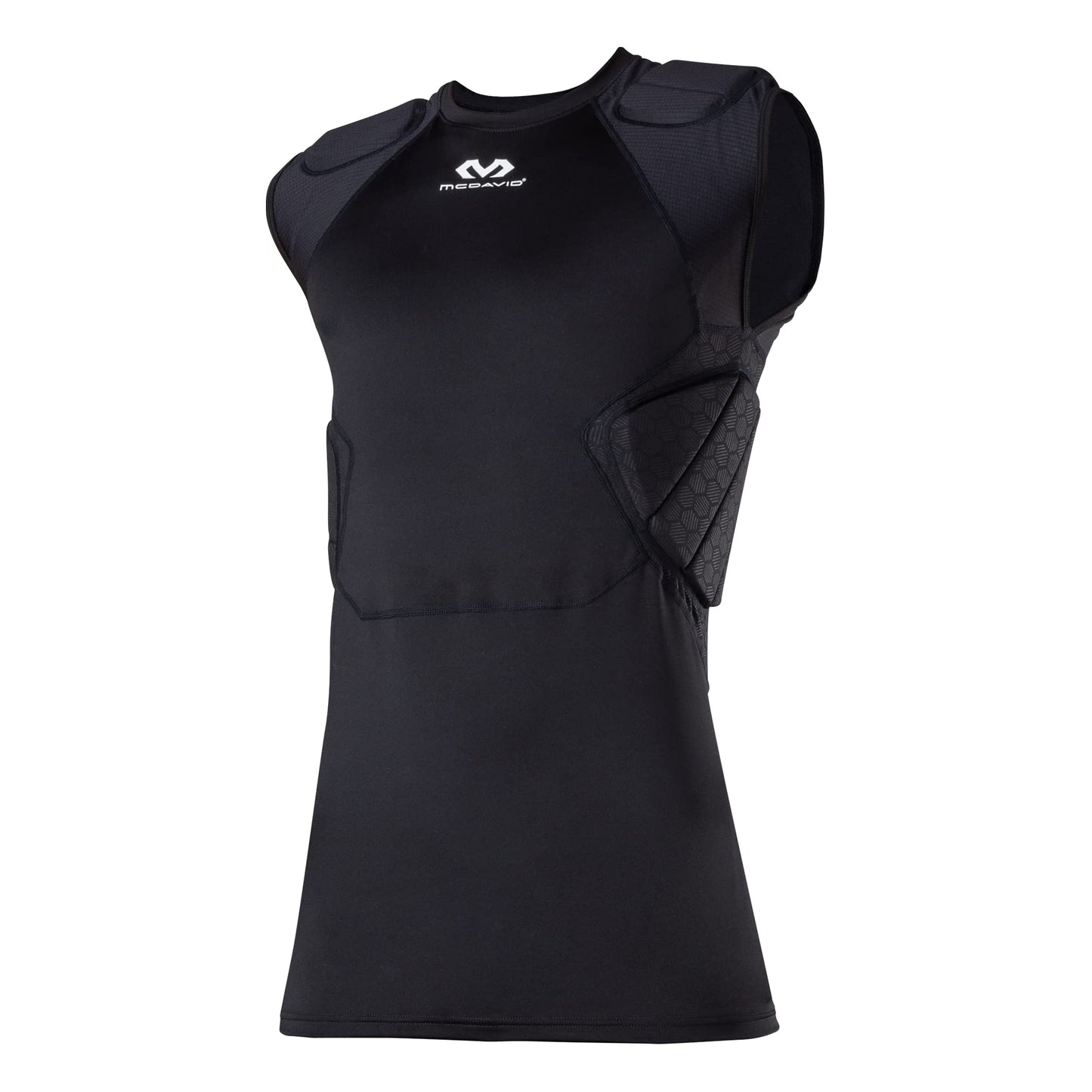 McDavid MD7935-00001-AS Rival Integrated Shirt/5-Pad Black AS