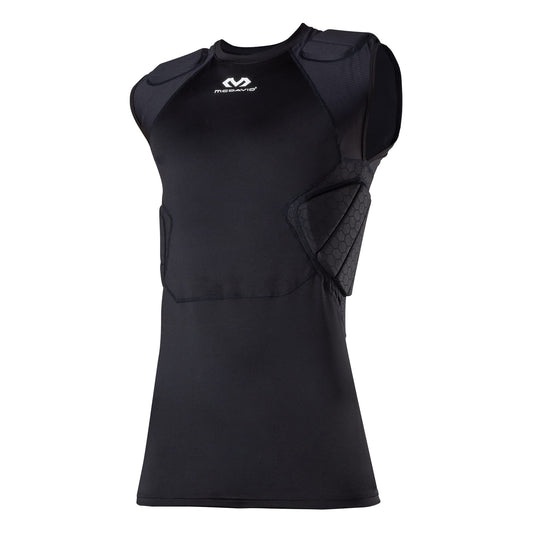 McDavid MD7935-00001-AS Rival Integrated Shirt/5-Pad Black AS