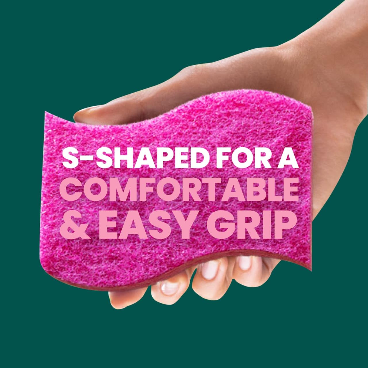 Scotch-Brite Gentle Clean Delicate Scrub Sponges, for Washing Dishes and Cleaning Kitchen, 24 Scrub Sponges