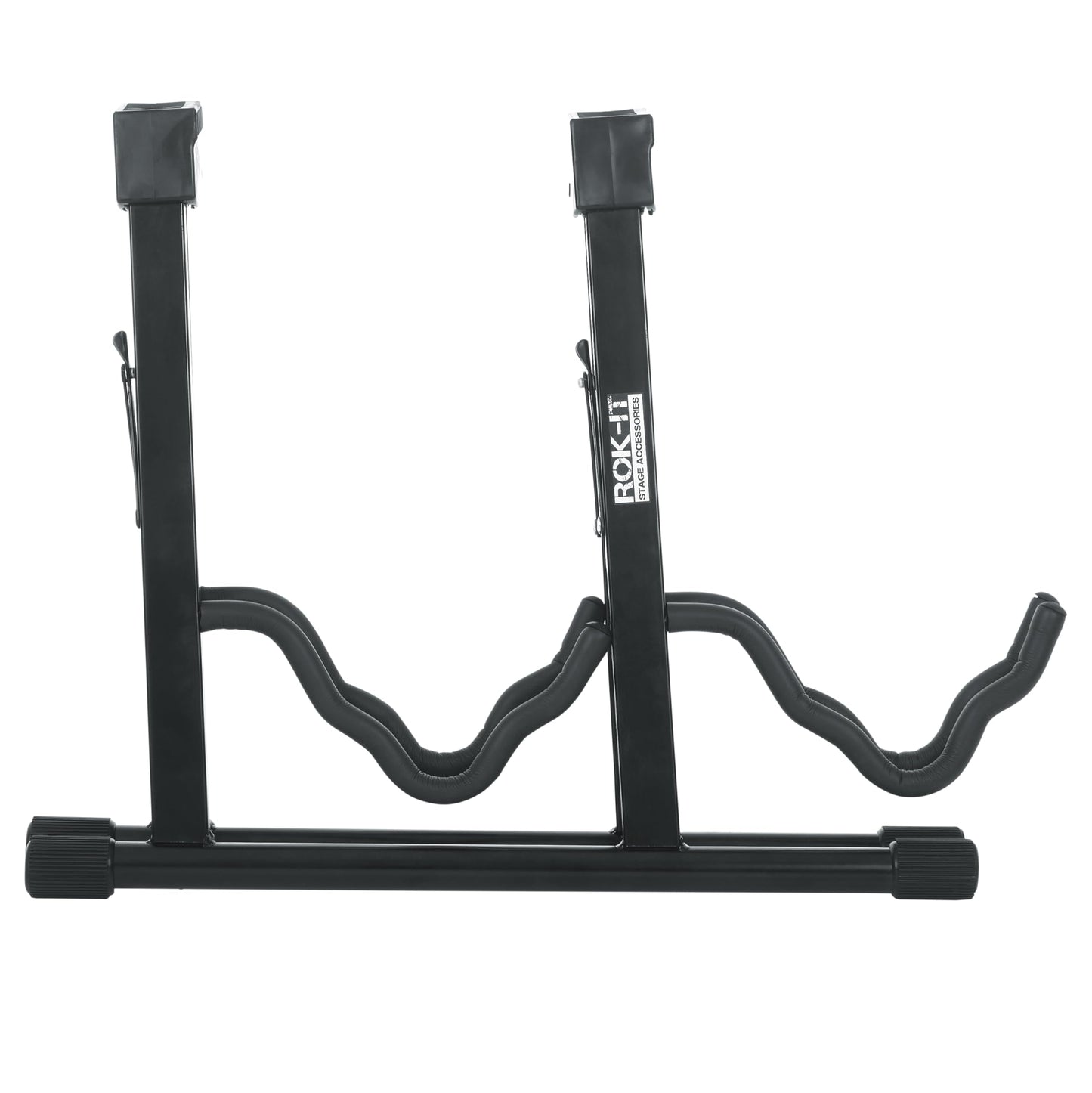 Rok It A-Frame Double Guitar Stand; Holds Most Standard Electric and Acoustic Guitars (RI-GTRAU2X)