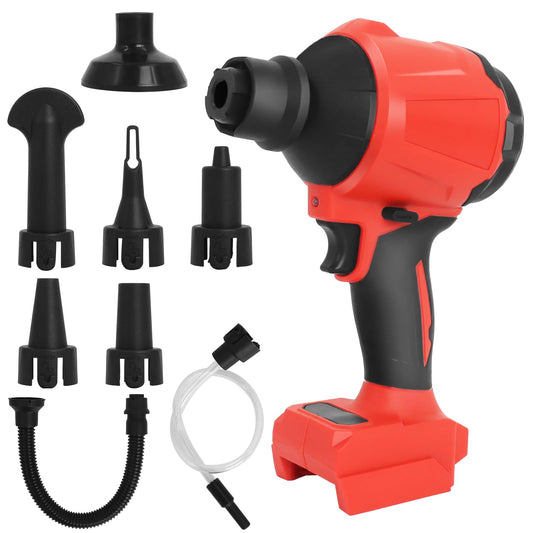 Compressed Air Duster for Milwaukee 18V Battery,Brushless HighSpeed Motor, Compressed Air Duster and Vacuum 2-in-1, High Volume Leaf Blower, 80,000 RPM, LED Lights, Multiple Variable Speeds