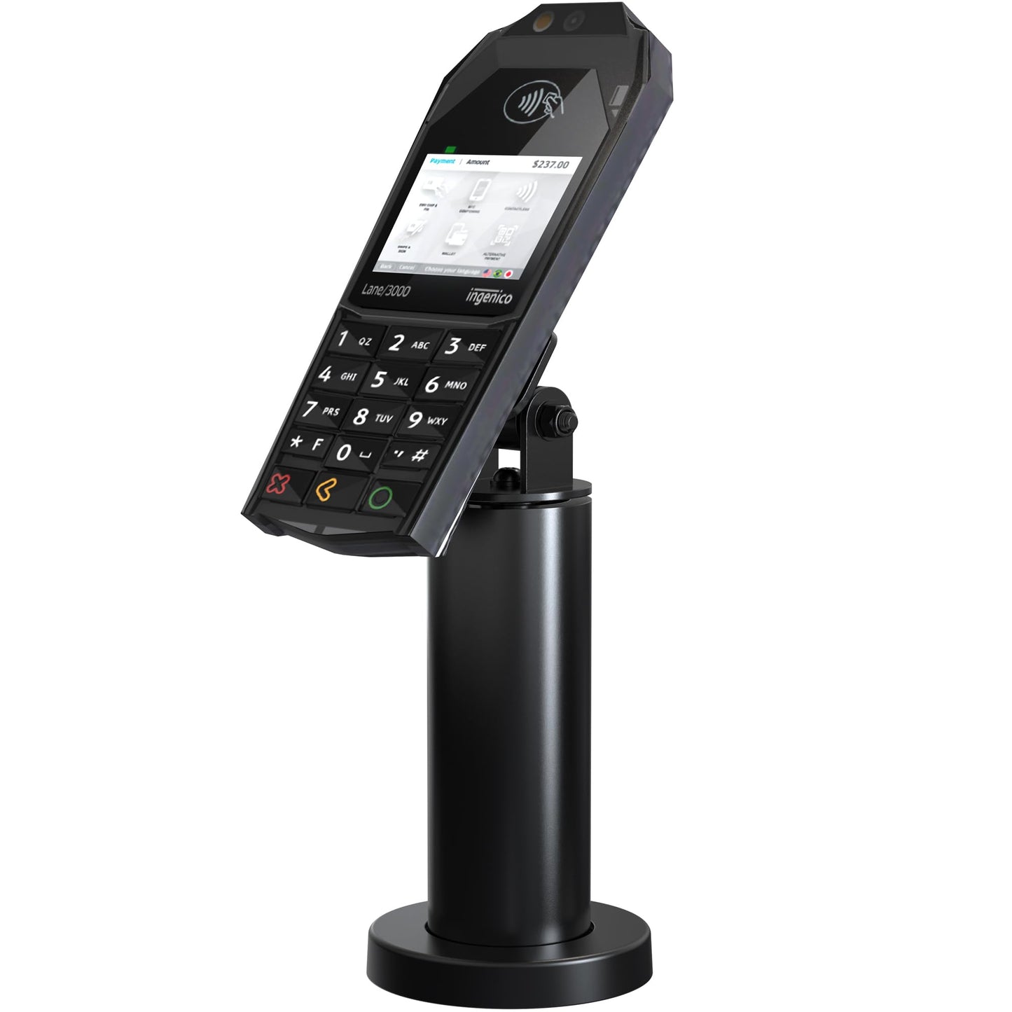 Ingenico Lane Rotating Stand - Mount Stand for Ingenico Lane/3000/5000/7000/8000 - (PAD-INGENDM)