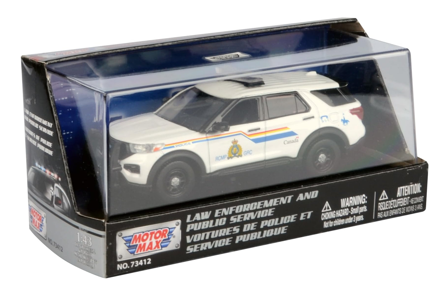 2022 RCMP Police Interceptor 1:43 Scale Diecast Model, Acrylic Case, Adult Collectible