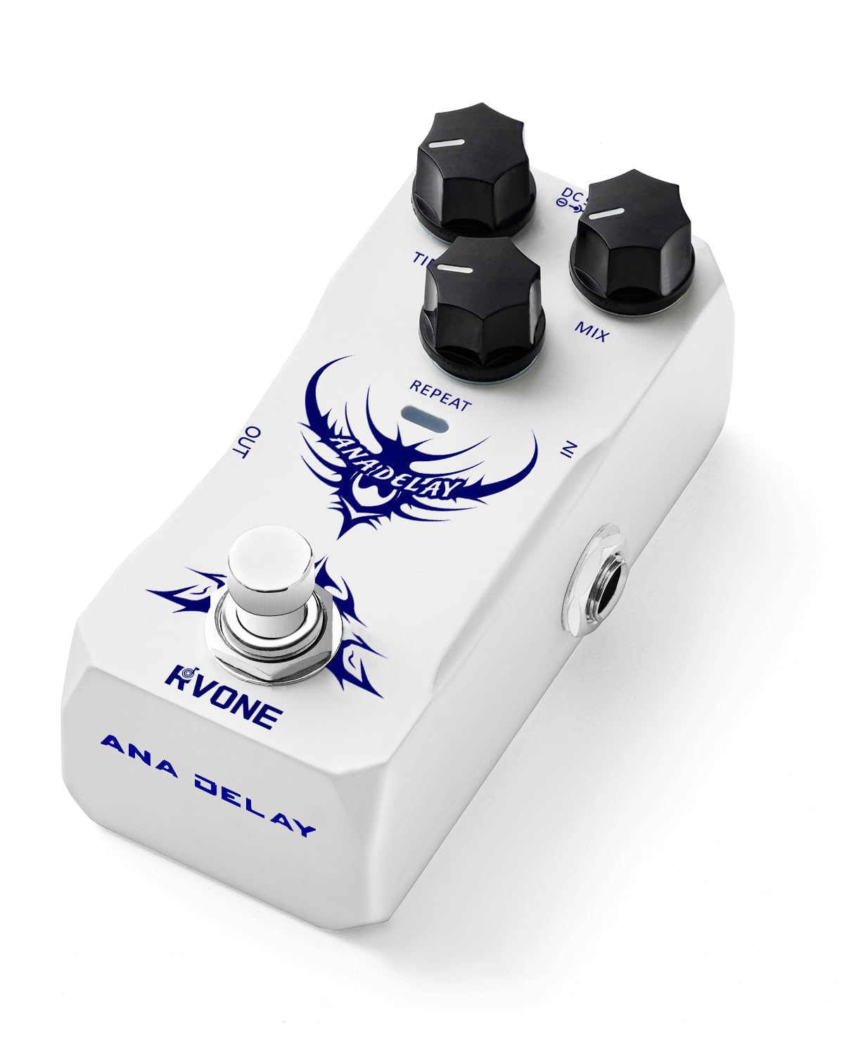 RVONE Analog Delay Guitar Pedal for Electric Guitar, Vintage-Style Guitar Effects Pedal with Warm Echo, Electric Guitar Pedal True Bypass & Durable Aluminum Metal Chassis