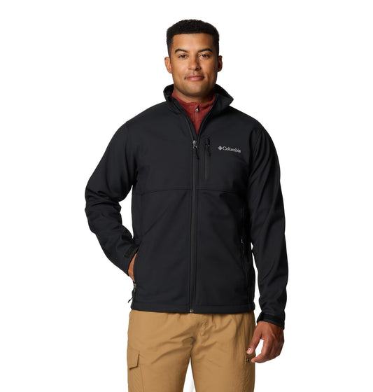 Columbia Men's Ascender Softshell Jacket, 2024 Black, Small