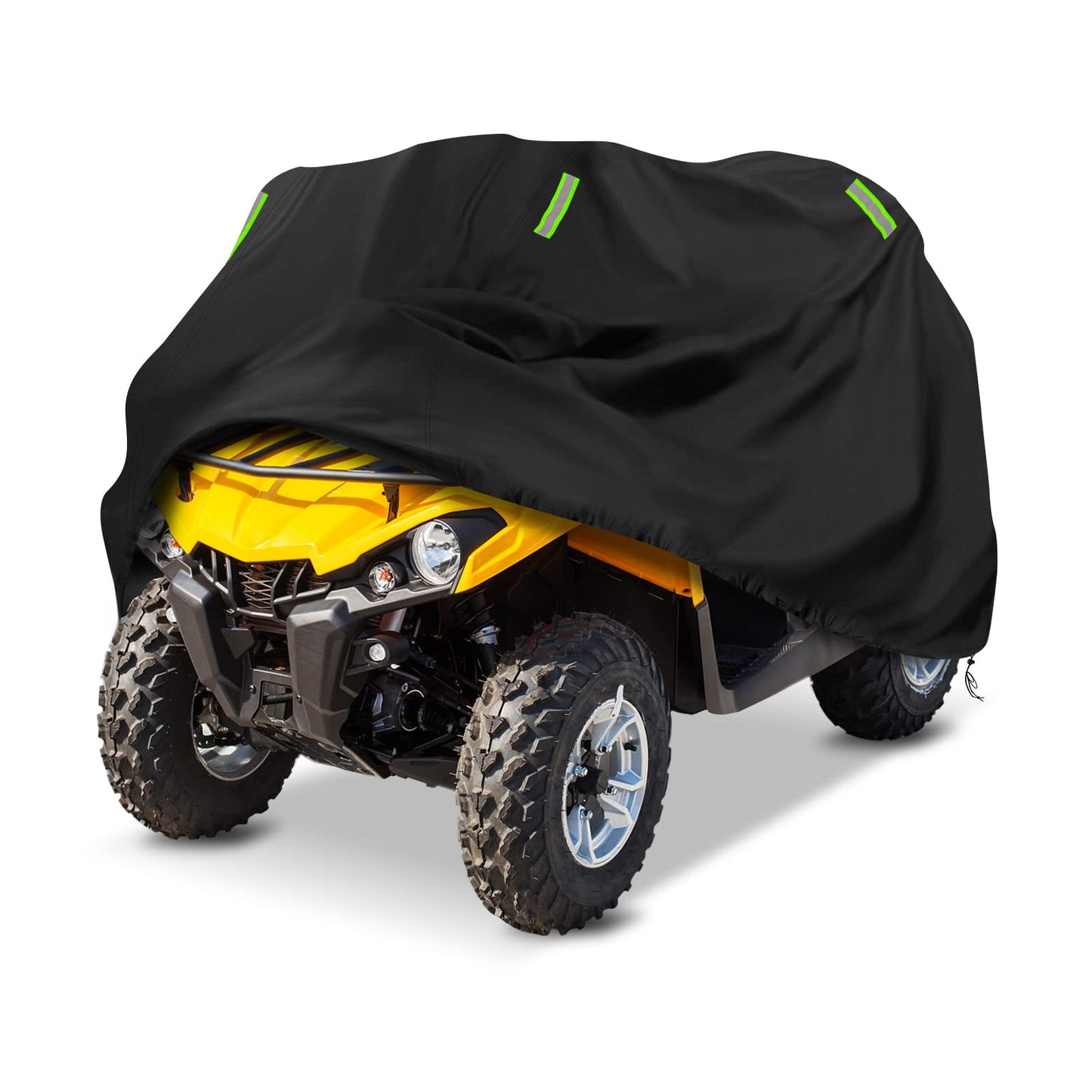 XXXL ATV Cover, Heavy Duty 4 Wheeler Covers, 420D Oxford Cloth Waterproof All Weather Protection Cover Fits up to 100" for Most Snowmobiles Cover, Polaris Kawasaki Suzuki