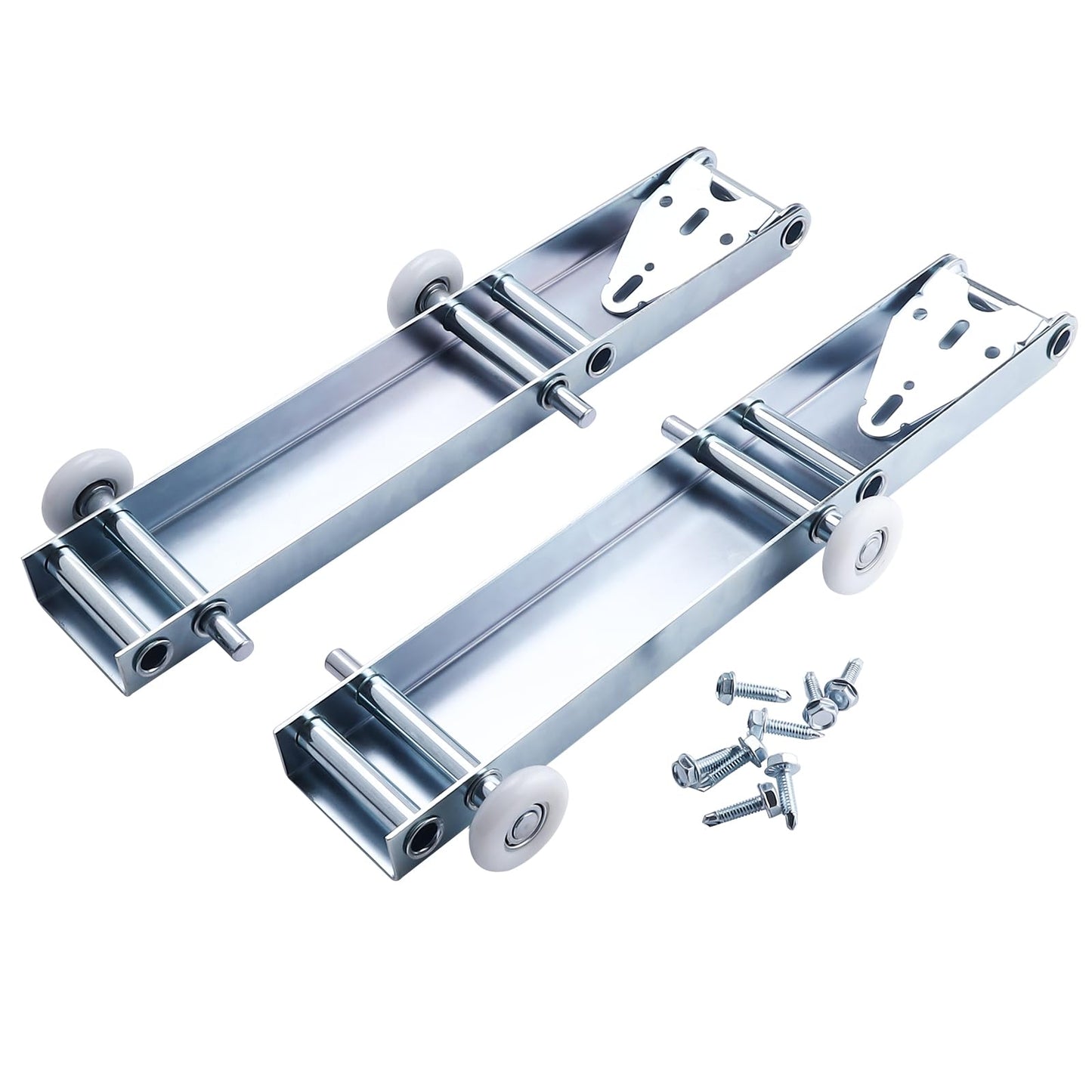 Patioer Garage Door Quick Turn Top Fixture Brackets, Includes Rollers and Screws, Essential Garage Door Parts and Hardware, Set of 2