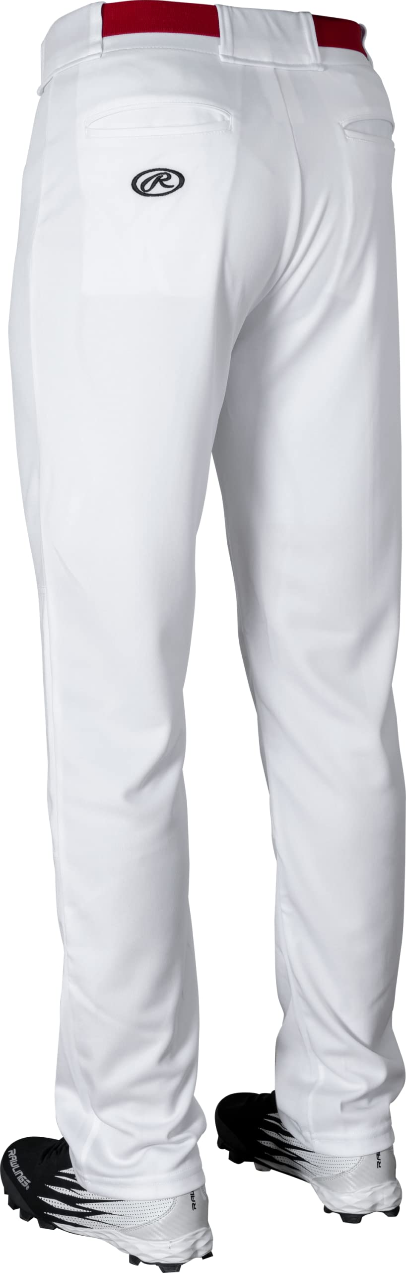 Rawlings Men's Semi-Relaxed Pants, Medium, White
