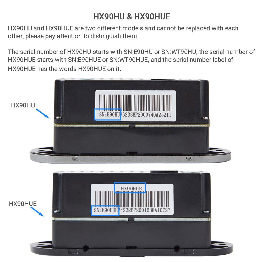 AMPSTOE New Power Recliner Lift Chair Emomo 5 Pin Hand Control Model HX90HU Replacement with USB