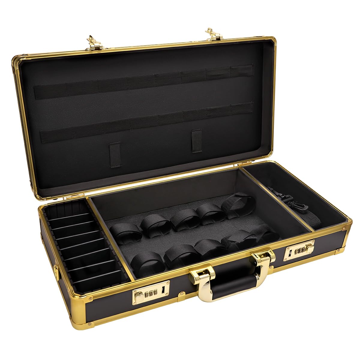 BARBERTOP Professional Barber Supplies Case, Golden