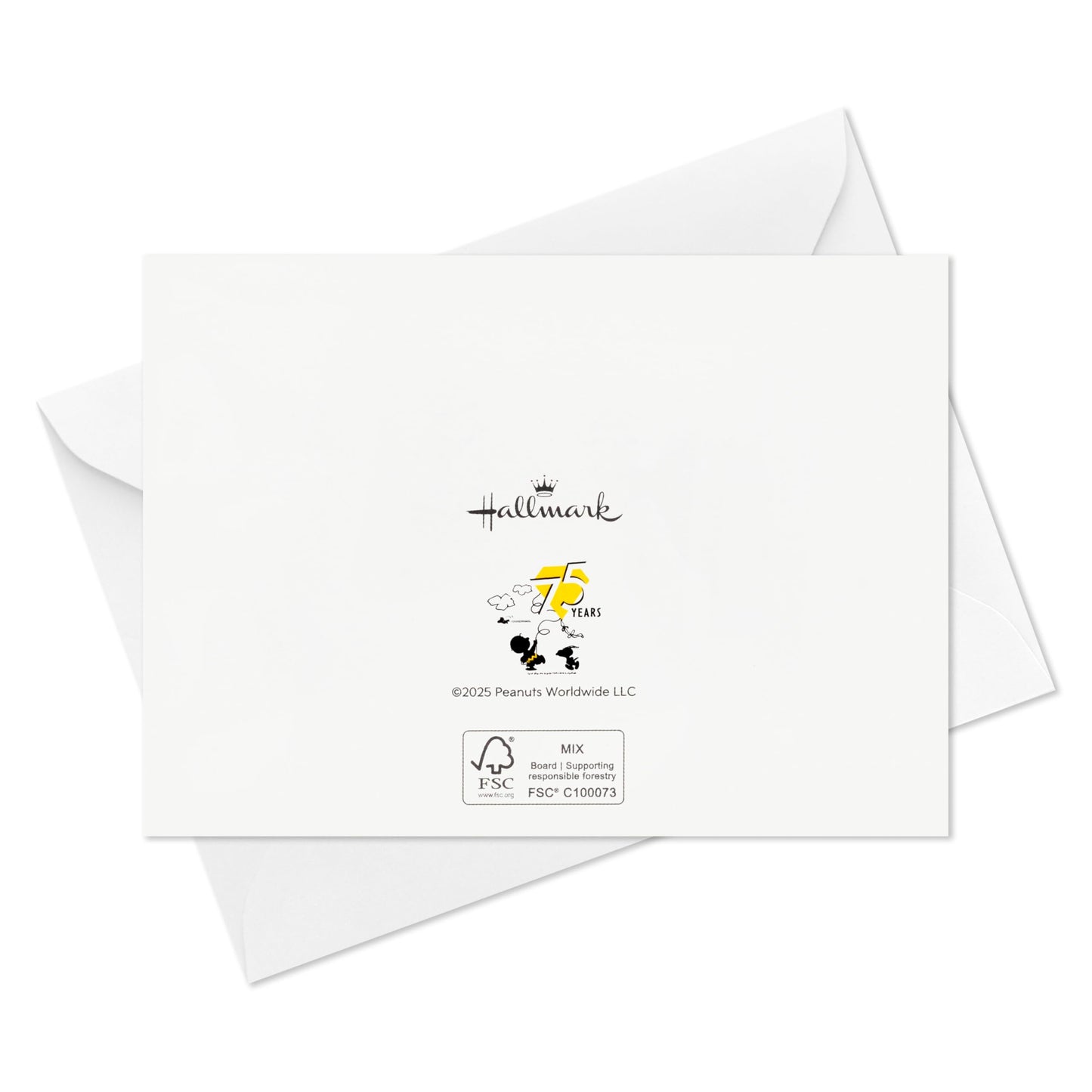 Hallmark Peanuts 75th Anniversary Note Card Assortment (24 Cards with Envelopes) Charlie Brown, Snoopy, Lucy and More