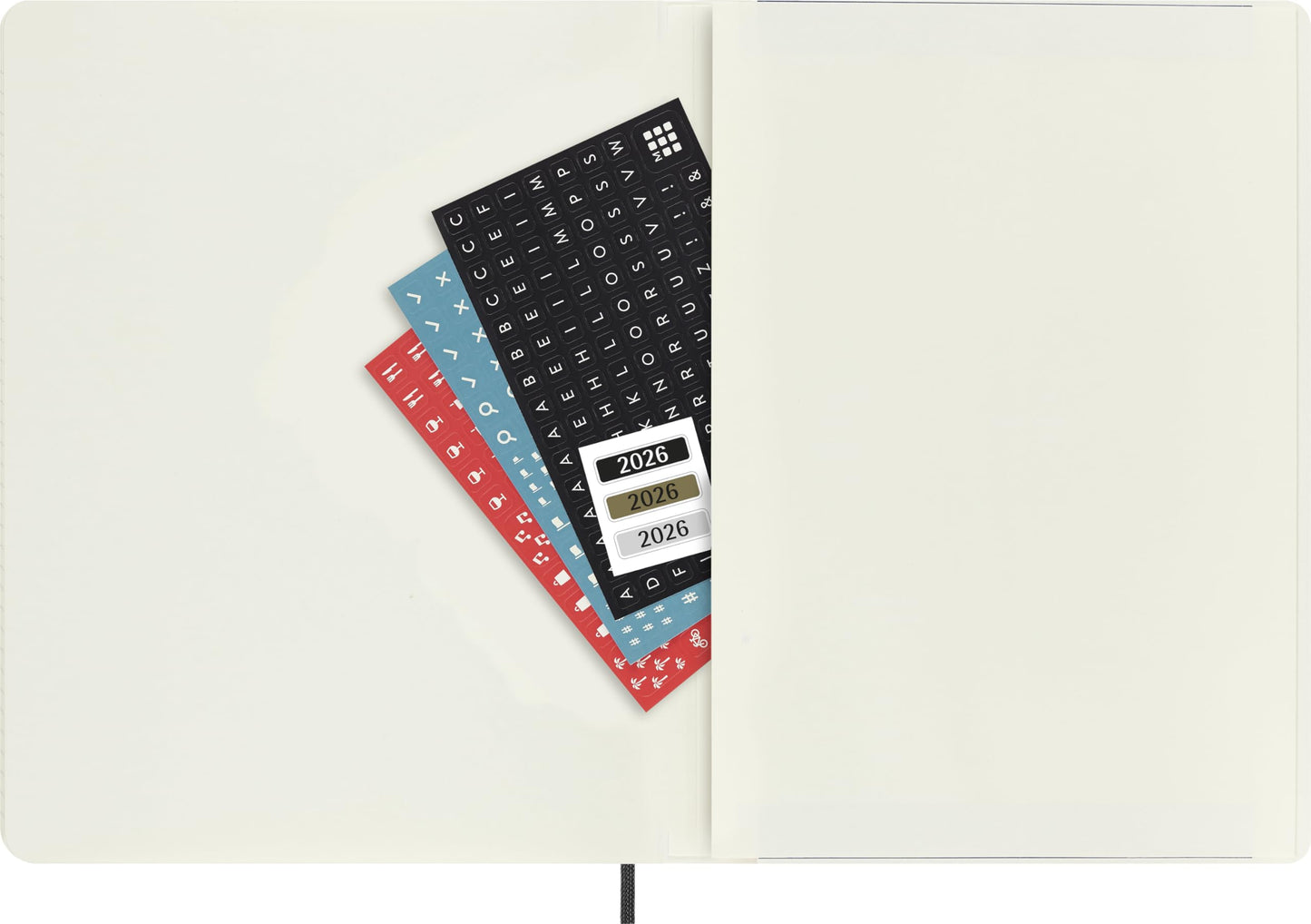 Moleskine Classic 12 Month 2026 Monthly Planner, Soft Cover, XL (7.5" x 9.75"), Black, 128 pages