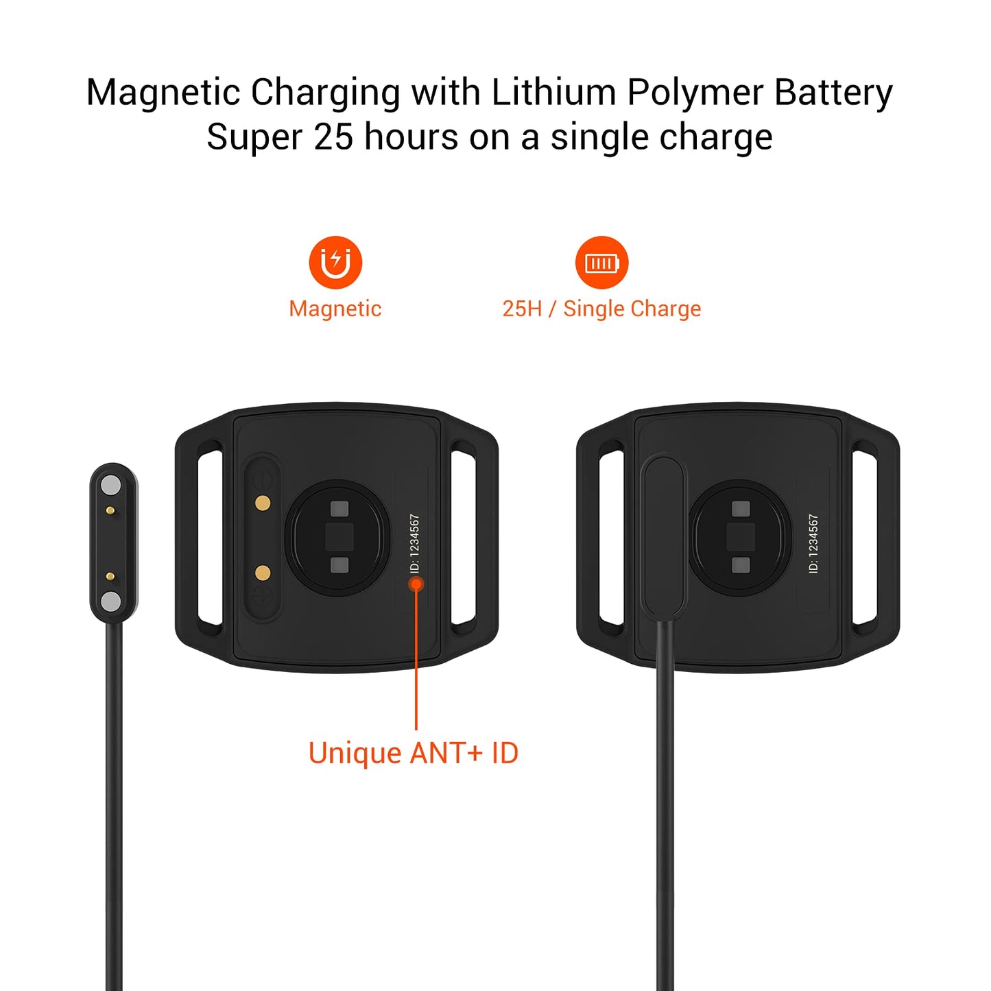 COOSPO Armband Heart Rate Monitor HW706, Bluetooth4.0 ANT+ HR Optical Heart Rate Sensor for Sport Fitness, Chargeable Dual HR Band IP67 HRM, Compatible with Peloton,Wahoo,Polar,Strava,Zwift,DDP Yoga