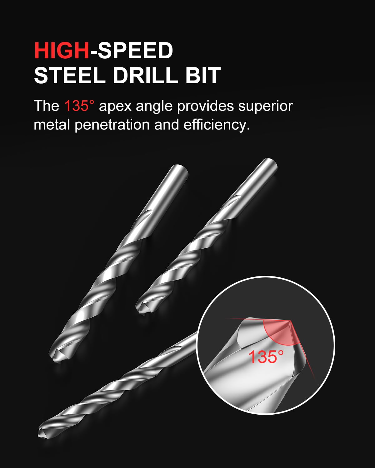 Kolvoii 156-Piece Metric Helicoil Thread Repair Kit, M5 M6 M8 M10 M12 Professional Helicoil kit with HSS Drill Bit, Taps & Stainless Steel Inserts for Stripped Thread & Bolt Thread Repair