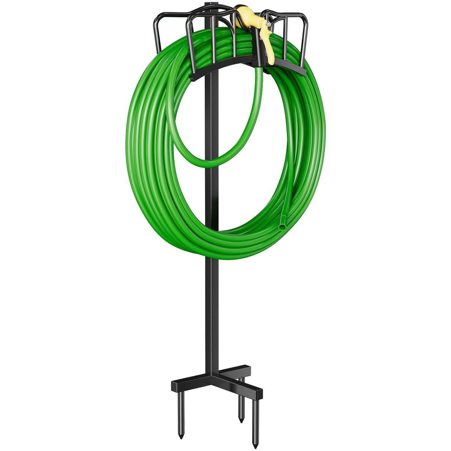 Garden Hose Holder, Freestanding Water Hose Holder for Outside, Garden Hose Storage Stand for Yard Lawn