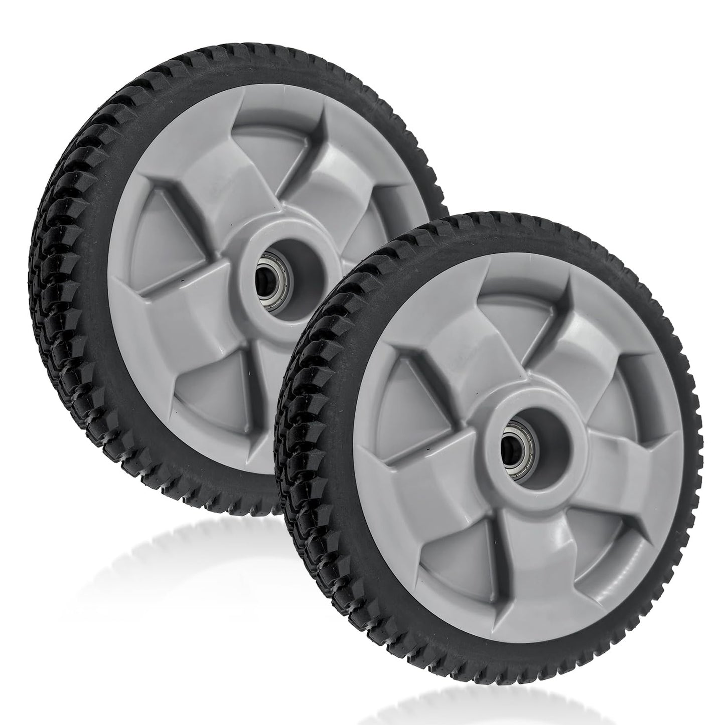 Replacement 8" Front Wheel Assembly for Toro 125-2510, Compatible with TimeMaster 30in Mowers 20199, 20200, 20975-20978, 21199-21200, 2 Pack