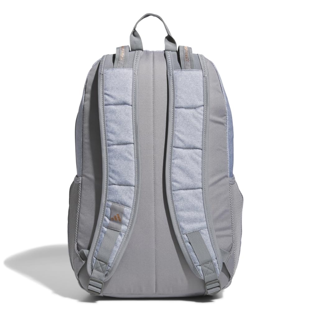 adidas Unisex-Adult Excel 7 Backpack, Grey/Grey/Rose Gold Metallic, One Size Fits All