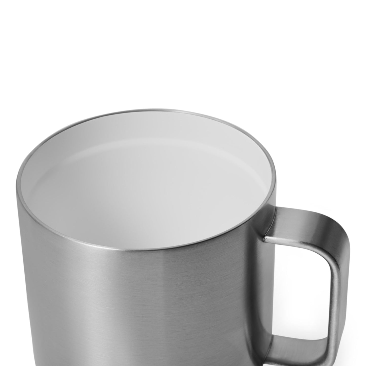 YETI Rambler 14 oz Ceramic Lined Stackable Mug, Vacuum Insulated, Stainless Steel with MagSlider Lid, Stainless
