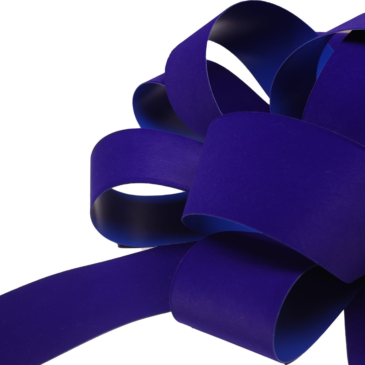 30" Blue Giant Car Bow | 30" Red Velvet Car Bow - Big Car Bow with Non Scratch Magnet Base, Weather Resistant and Waterproof Vinyl Magnetic Car Bow (1 Pack)