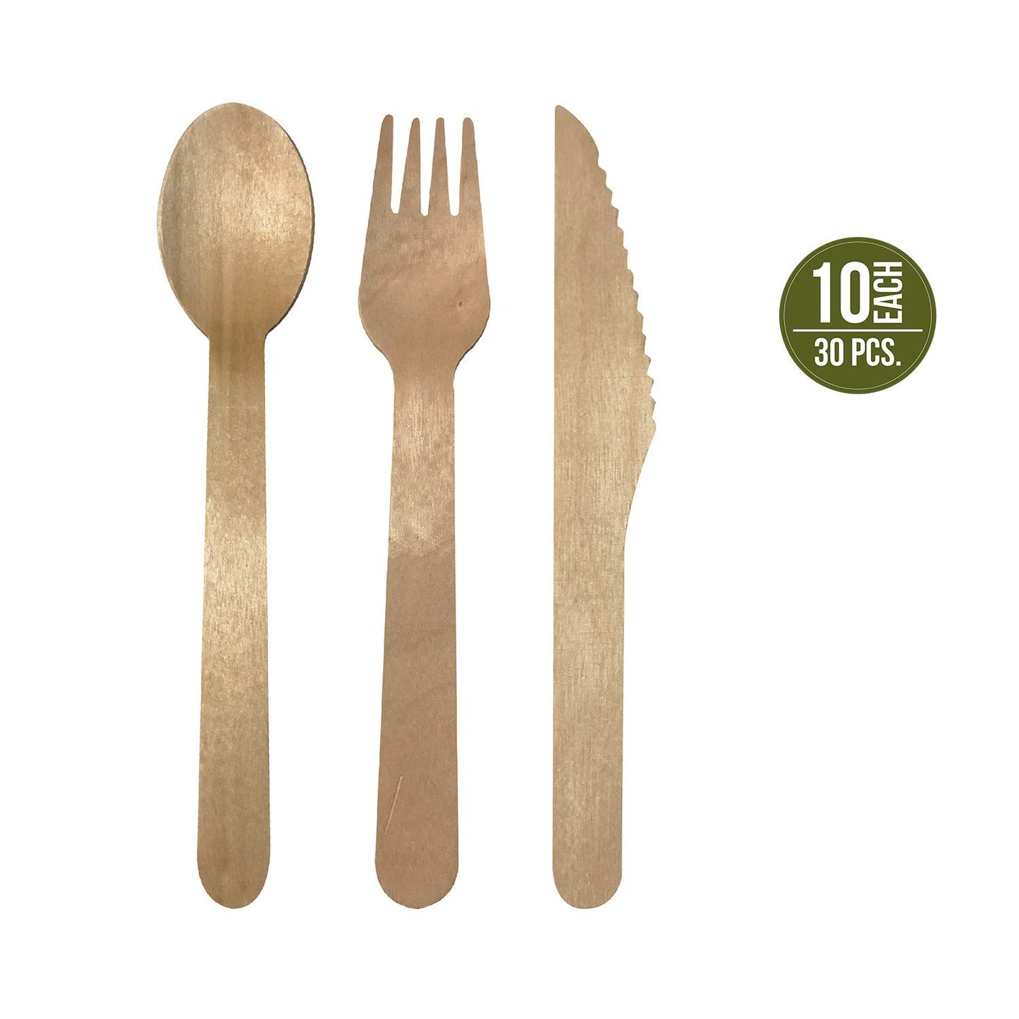 Bio Mart Square Dinnerware Set - Areca Palm Leaf Plates & Cutlery | 10-Inch & 8-Inch Quadrato | 50 Pcs Eco-Friendly Biodegradable & Compostable Dining Kit