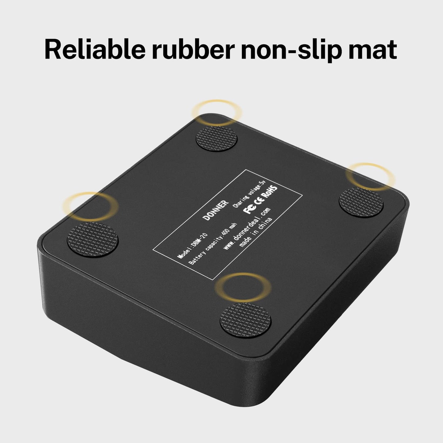 Donner Wireless Page Turner Pedal Teleprompter App Control Foot Pedal for Tablets Rechargeable