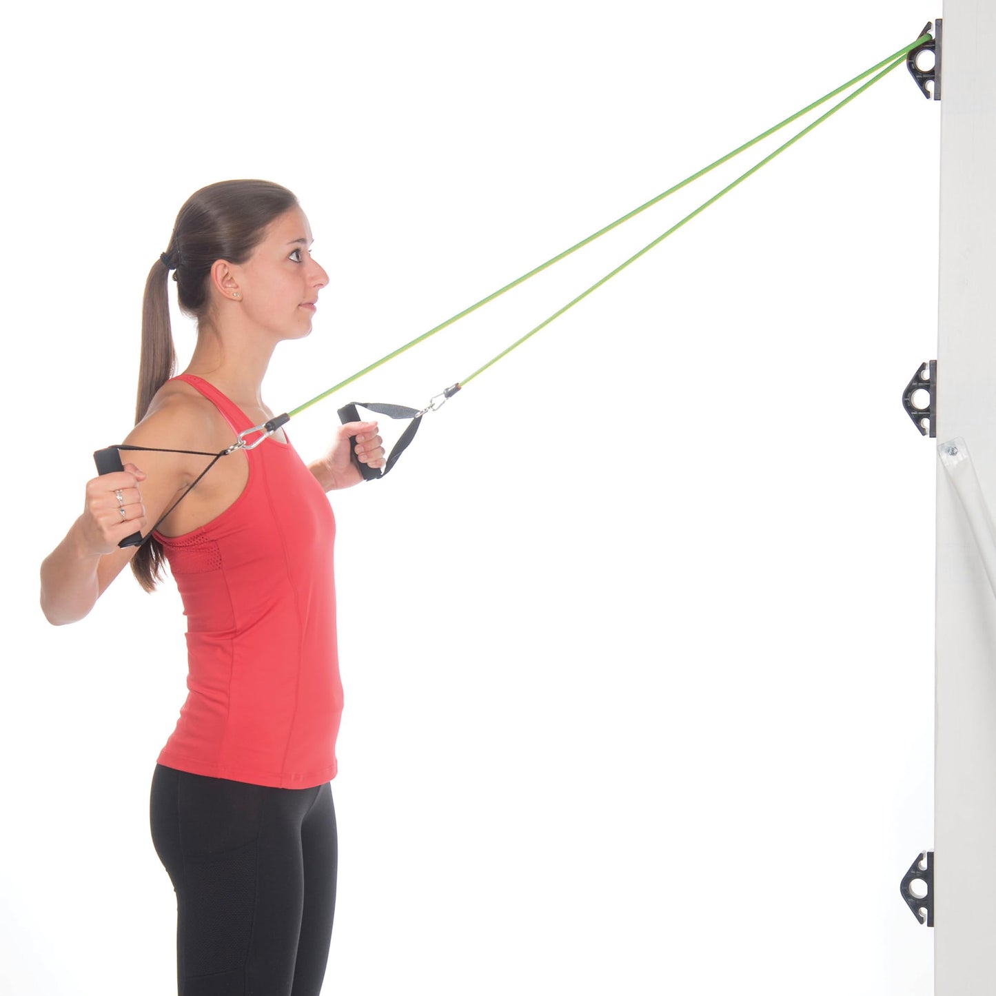 OPTP Resistance Band Wall Anchors by Bob and Brad: Space Saving Wall Mount Clips for Home Gym Workouts | for Strength Training, Fitness, and Physical Therapy Exercise