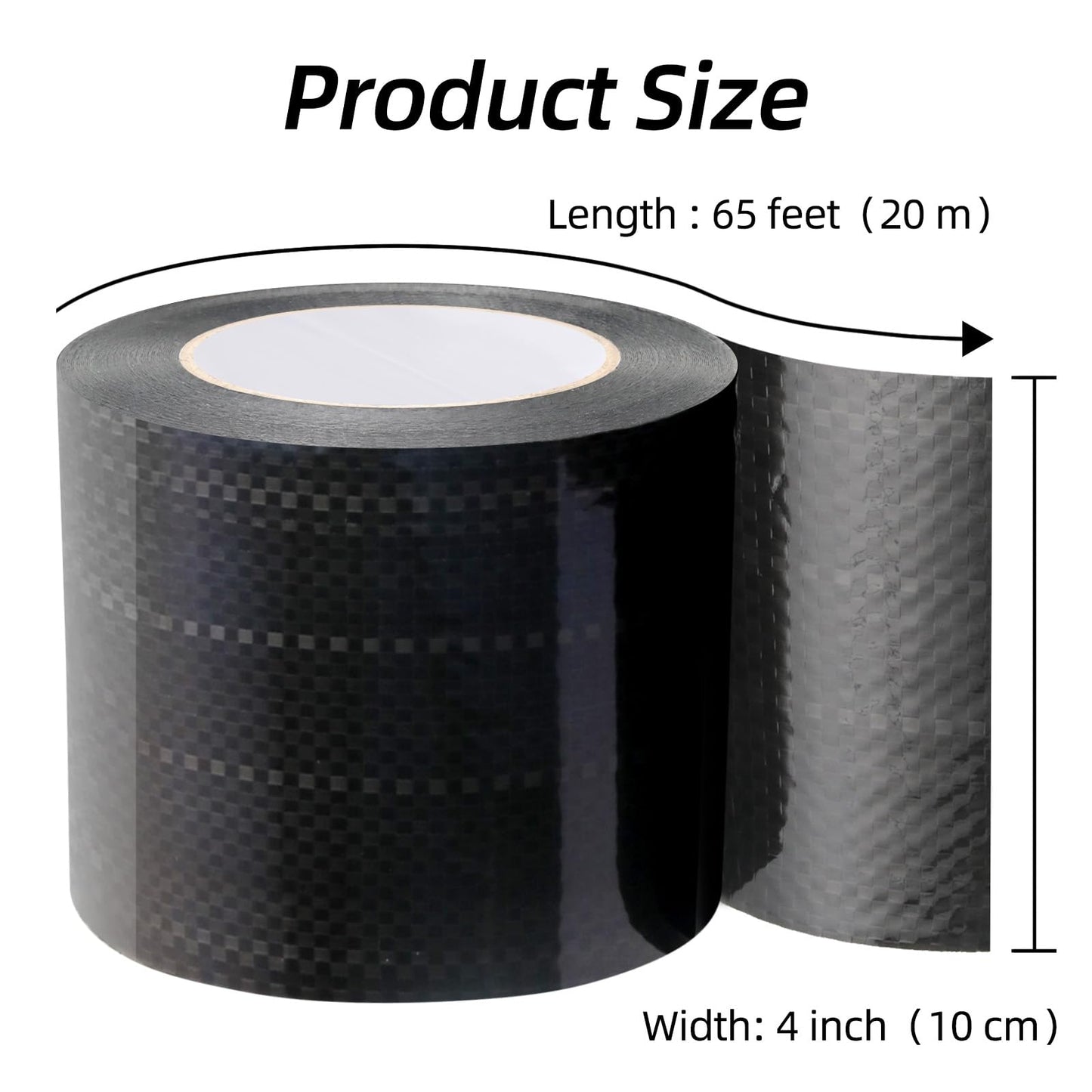 ROSEUP RV Underbelly Tape 4" x 65 ft, Heavy Duty Waterproof Bottom Board Repair Material for Campers, Travel Trailers & Mobile Homes, Permanent Adhesive Patch