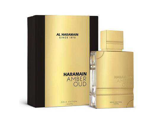 Al Haramain Amber Oud - Gold Edition - Cologne for Men and Women - Woody, Vanilla, Musk Fragrances - Long Lasting Perfume for Men and Women - 120 ml
