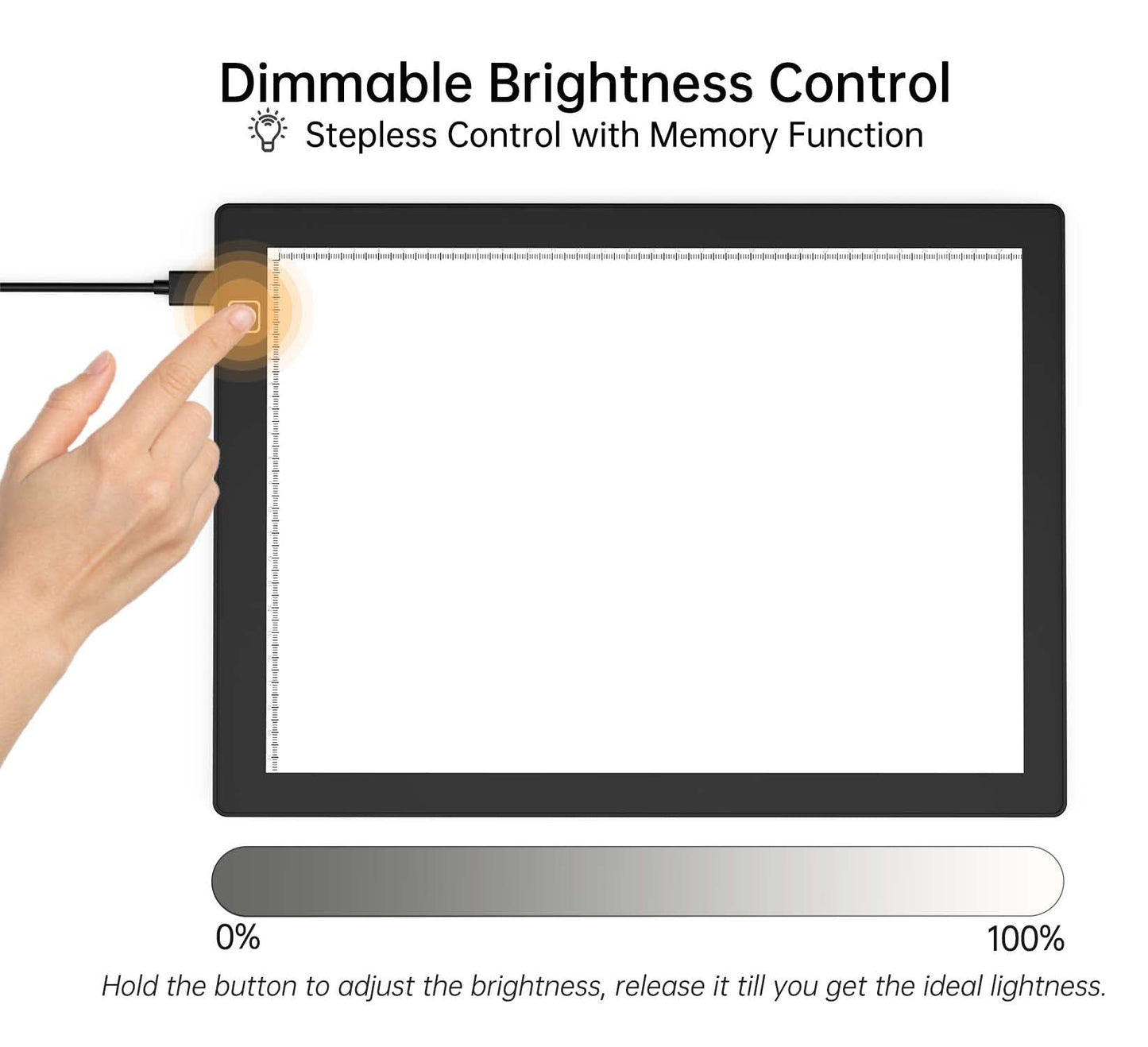 Magnetic Slide Viewer 5600K 12”x8” Ultra-Thin Adjustable Brightness Backlight for Slides and Film Negative Scanning