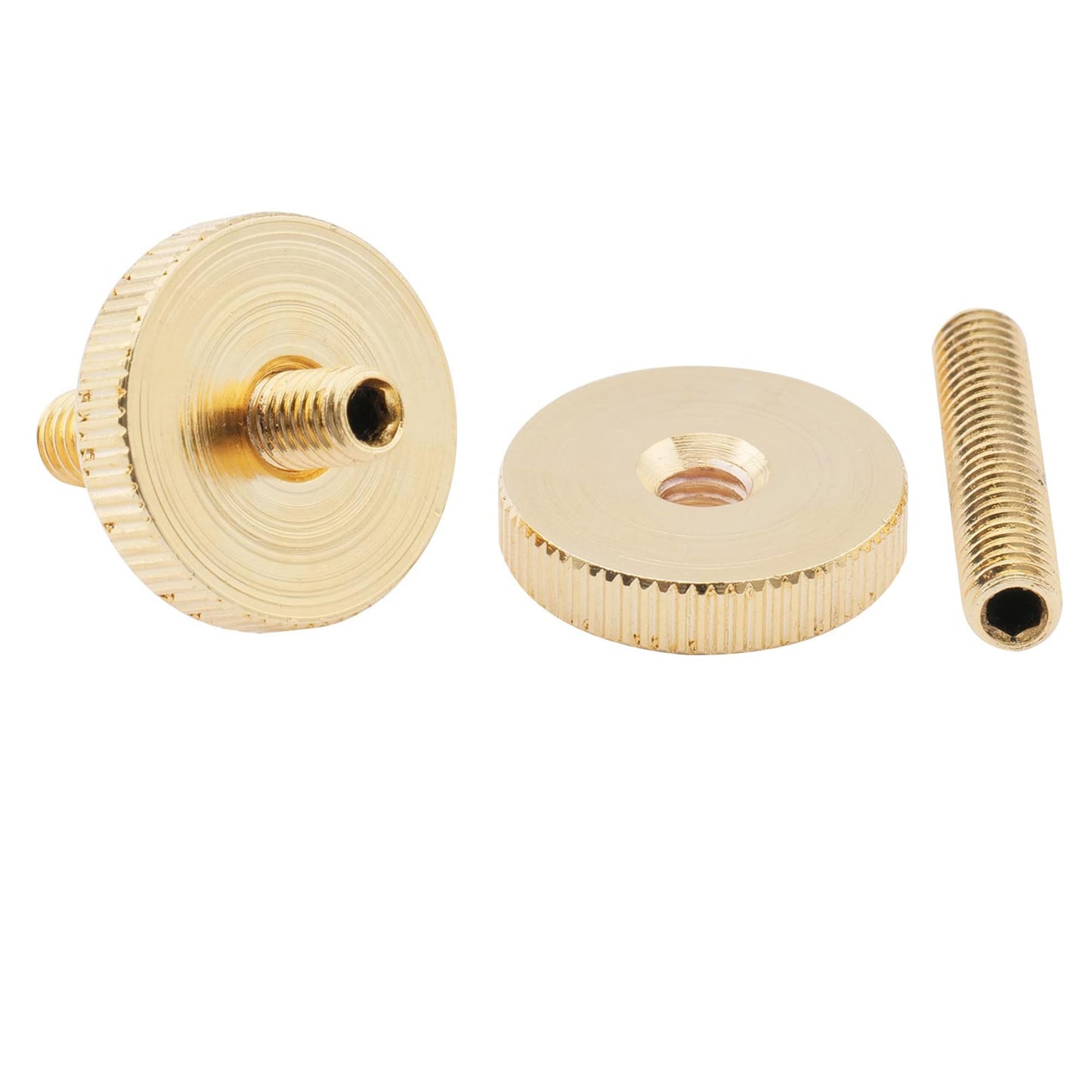 Musiclily Pro 10.4mm Roller Saddle ABR Tune-O-Matic Bridge with M4 Post for Les Paul Style Electric Guitar, Gold
