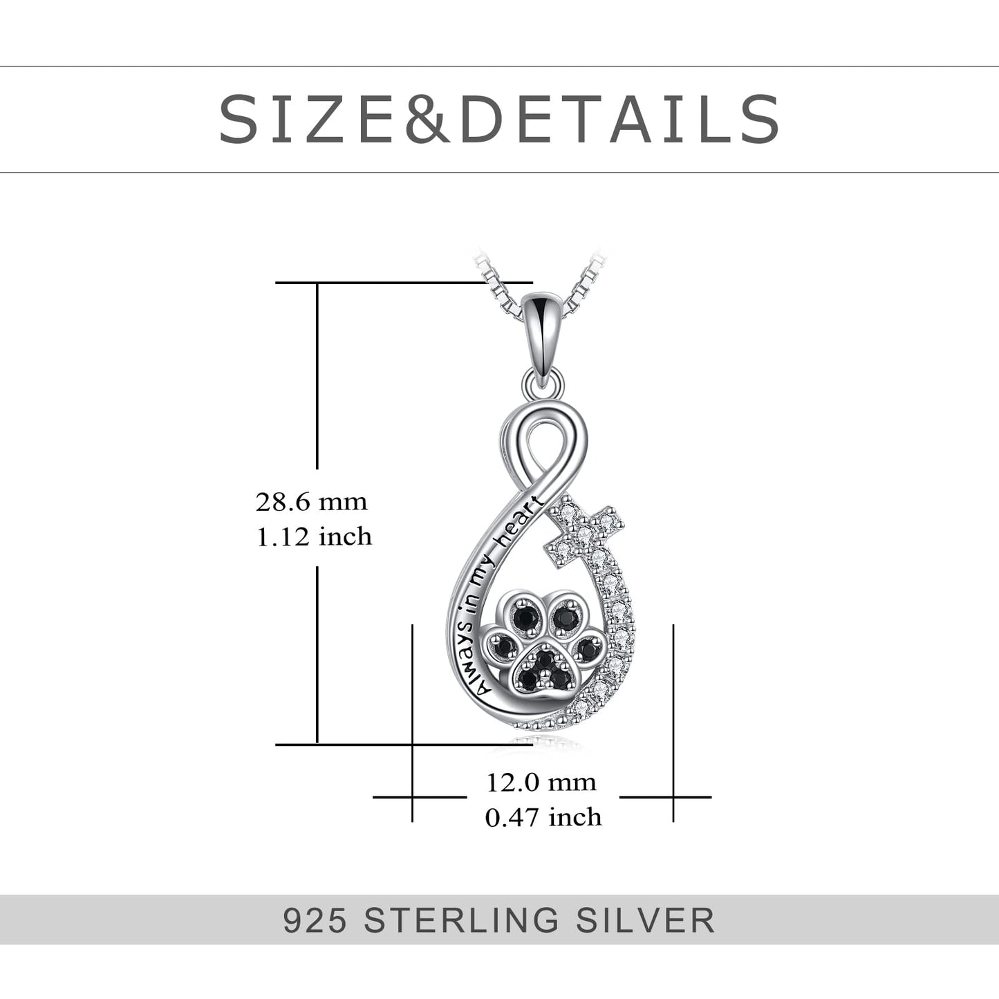 TIGER RIDER Dog Pet Urn Necklace for Ashes 925 Sterling Silver Pet Memorial Ash Keepsake Cremation Jewelry Gifts for pet Lovers