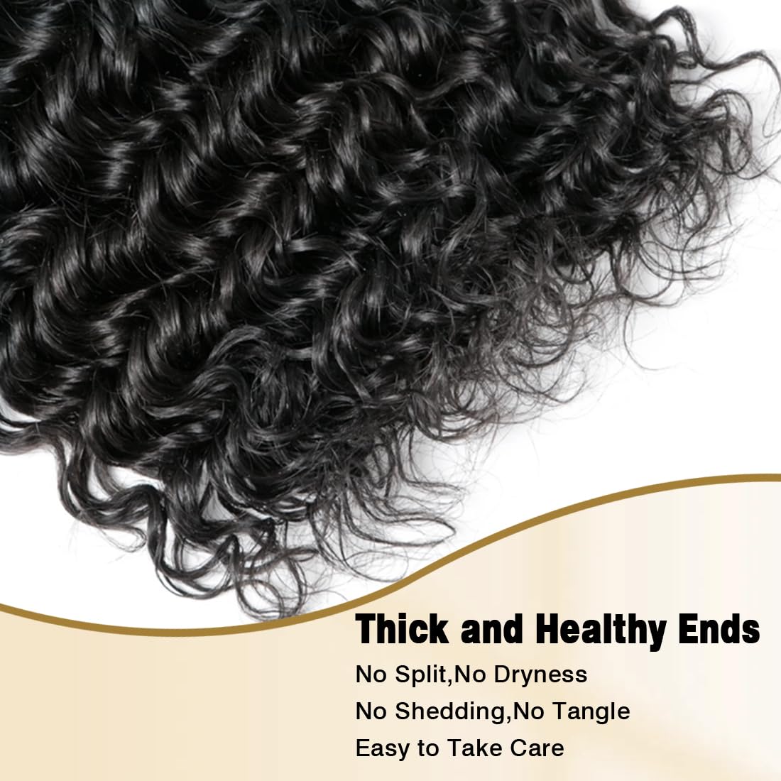 12A Human Hair Deep Wave Bundles(16 18 20 22 Inch)100% Unprocessed Brazilian Deep Wave Human Hair Bundles Wet and Wavy Bundles Hair Extension Sew In for Black Women Natural Color