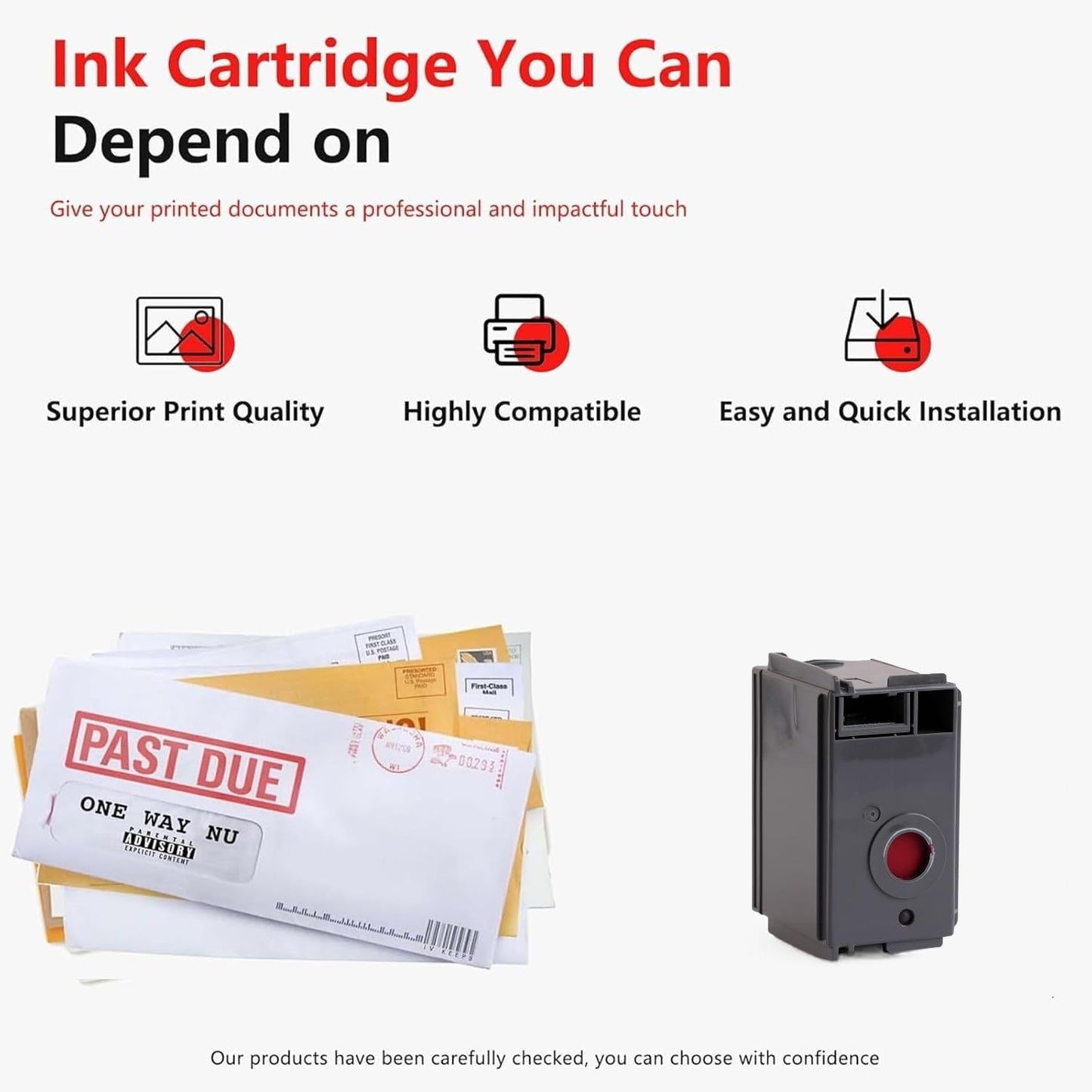 793-5 Ink Cartridge Replacement for Pitney Bowes 793-5 Red Ink Cartridge Compatible with Postage Meters DM100i DM125i DM150i DM175i DM200L DM225 and SendPro C SendPro+, 35ml 2 Pack