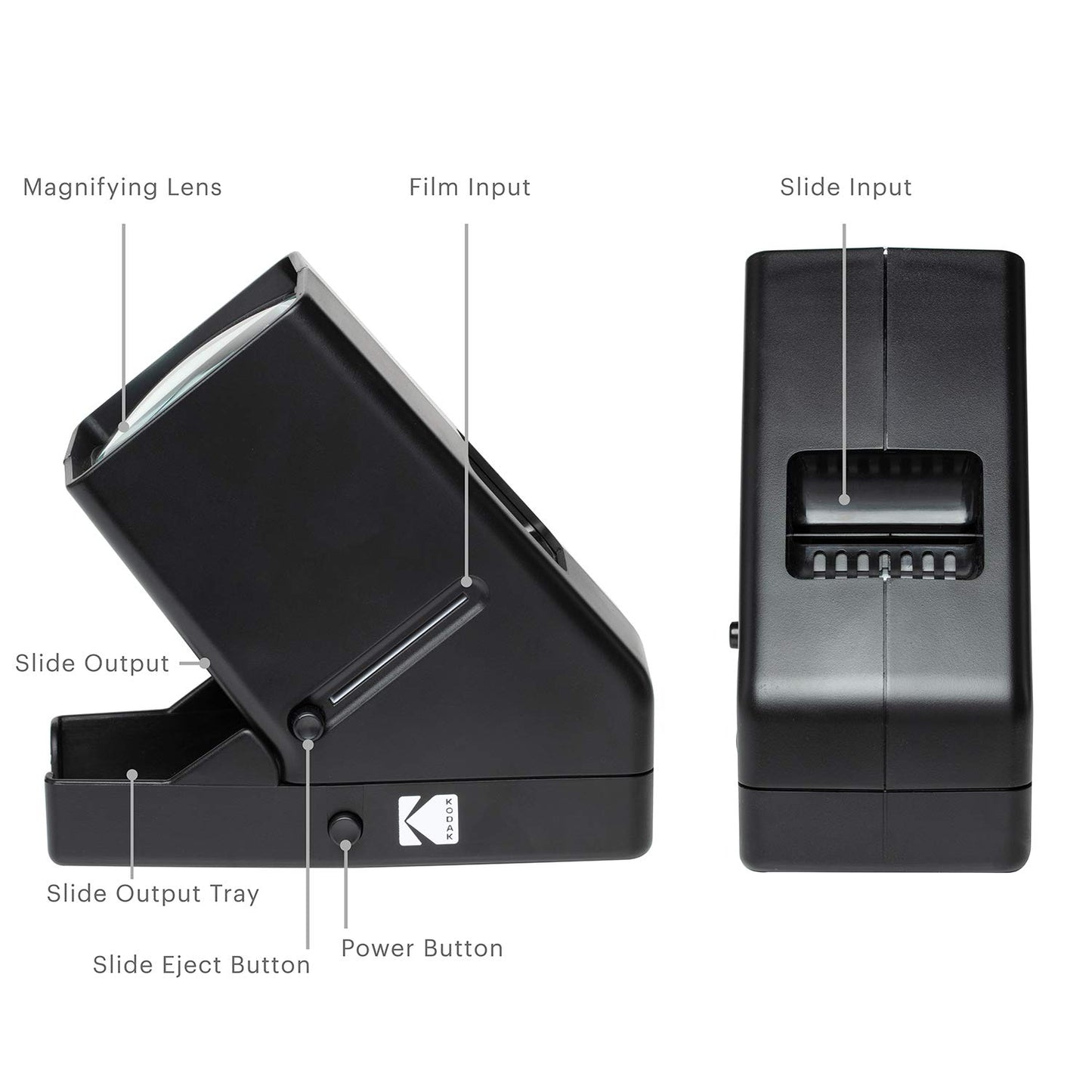 Kodak 35mm Slide and Film Viewer - Battery Operation, 3X Magnification, LED Lighted Viewing – for 35mm Slides & Film Negatives