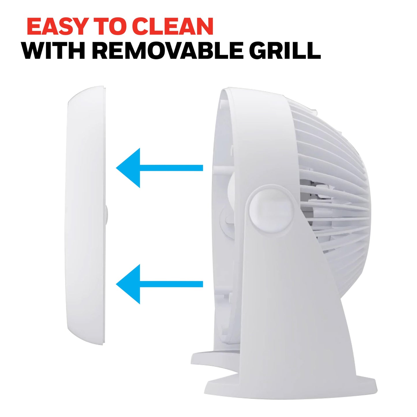 Honeywell HT-904 Tabletop Air-Circulator Fan, White