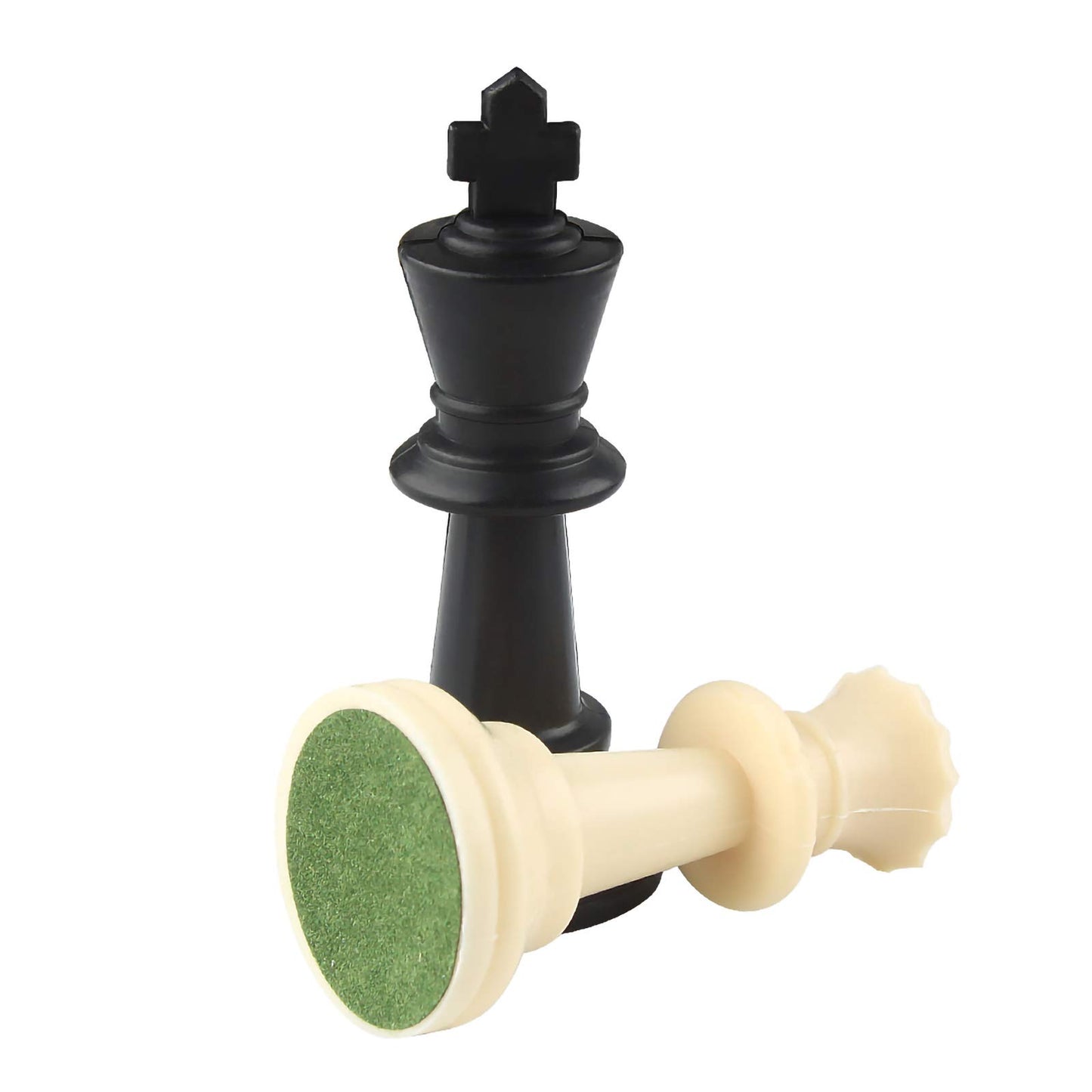 Andux Chess Game Set Chess Pieces and Rollable Board XQTZ-01 (Green,42x42cm)