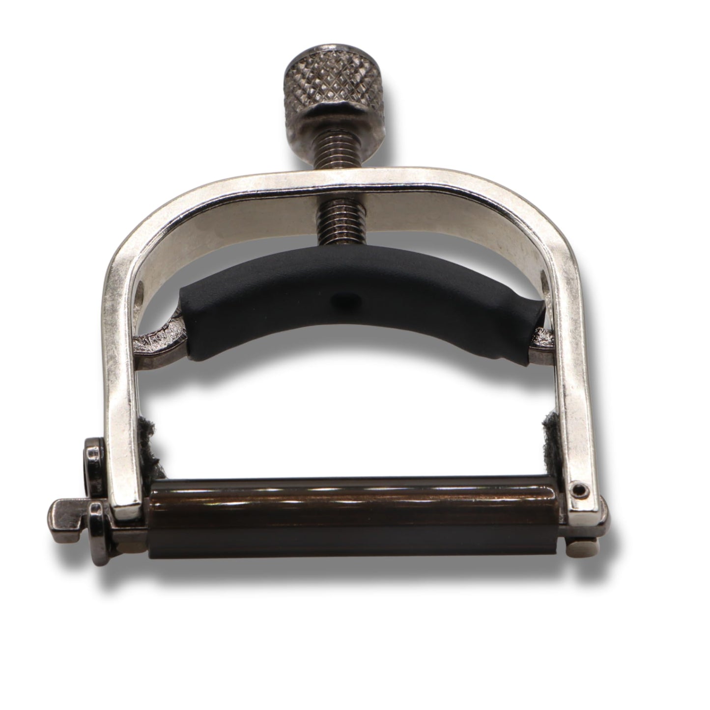 Banjo, Mandolin & Ukulele Capo – Nickel-Plated Steel, Handcrafted in USA – Adjustable Center Tension for Clean Sound (Capo- Paige)