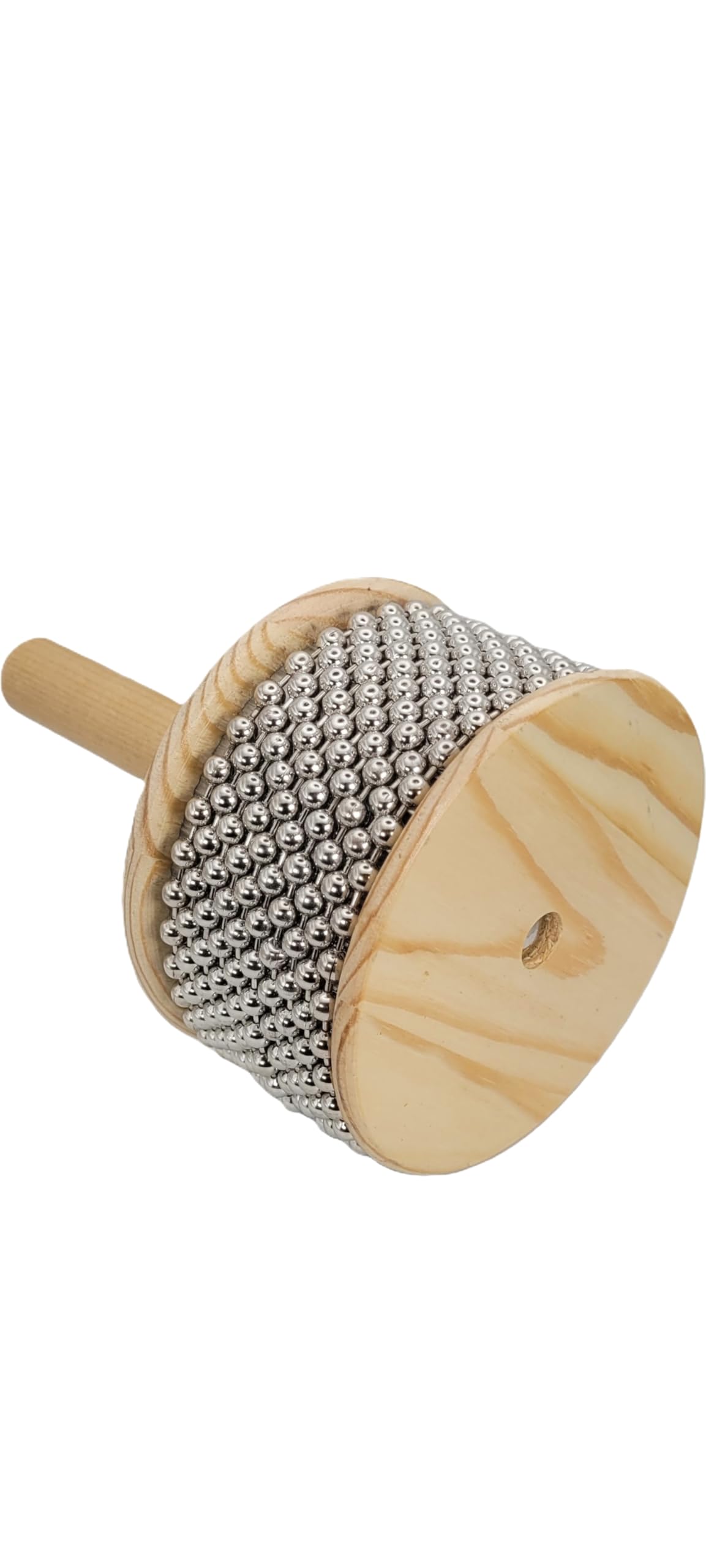 RsNifti Cabasa Wooden Percussion Instrument Hand Shaker Musical Instrument (Diameter 11.5 cm)